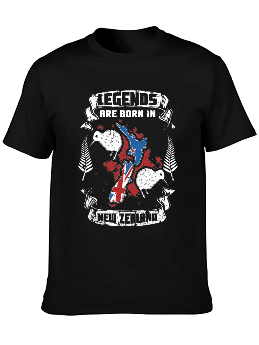 New Zealand Country Legend Stylish Everyday T-Shirt – Unisex Basic Cotton Tee