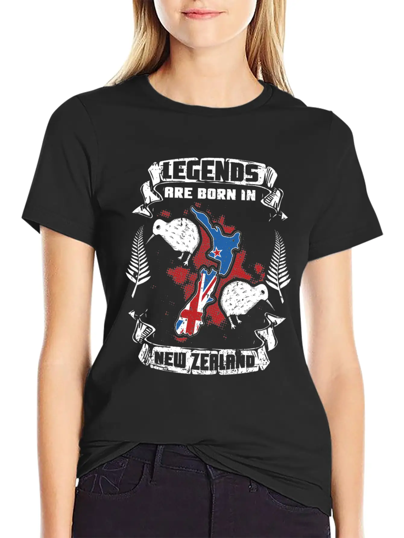 New Zealand Country Legend Stylish Everyday T-Shirt – Unisex Basic Cotton Tee