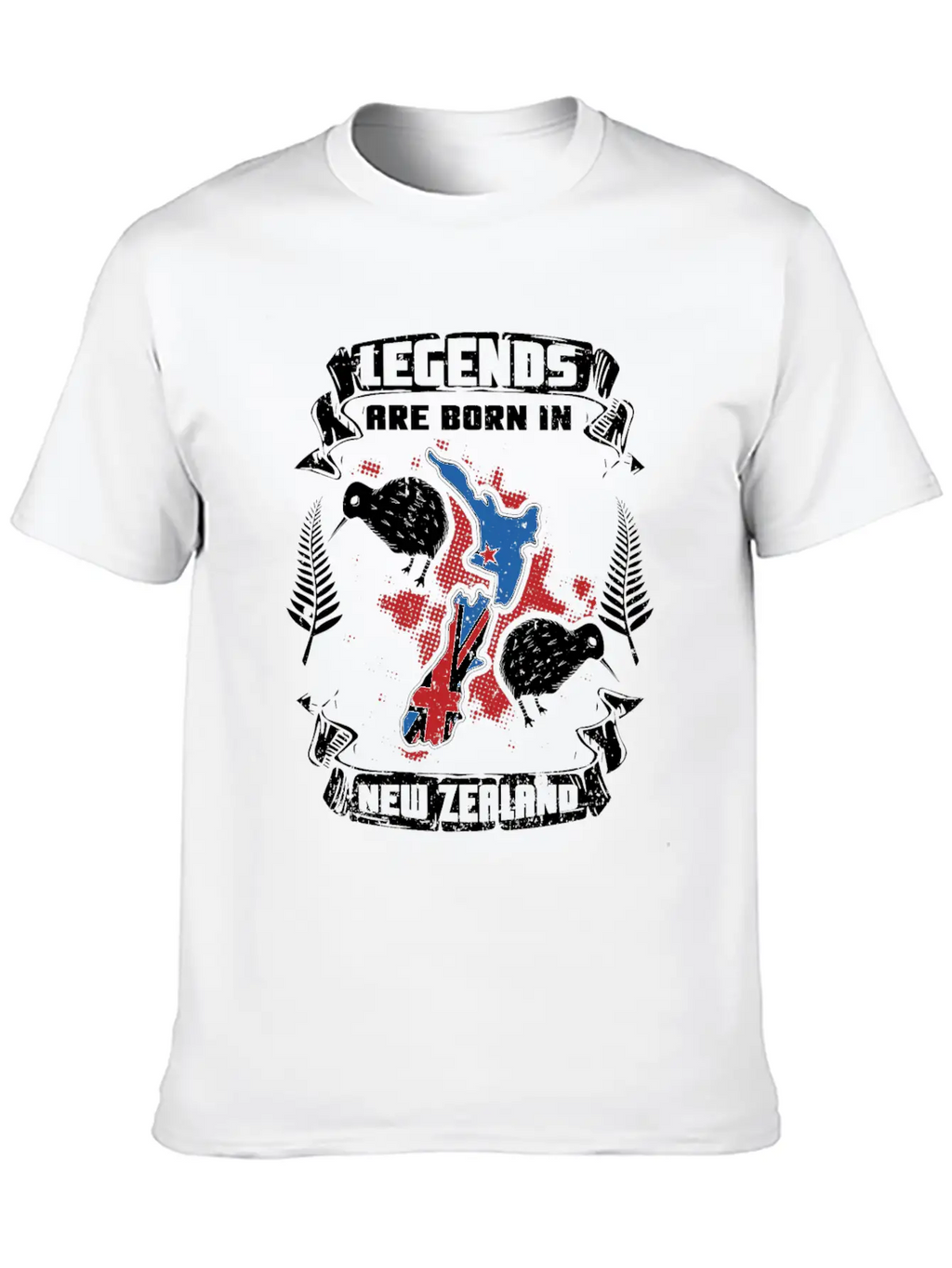 New Zealand Country Legend Stylish Everyday T-Shirt – Unisex Basic Cotton Tee