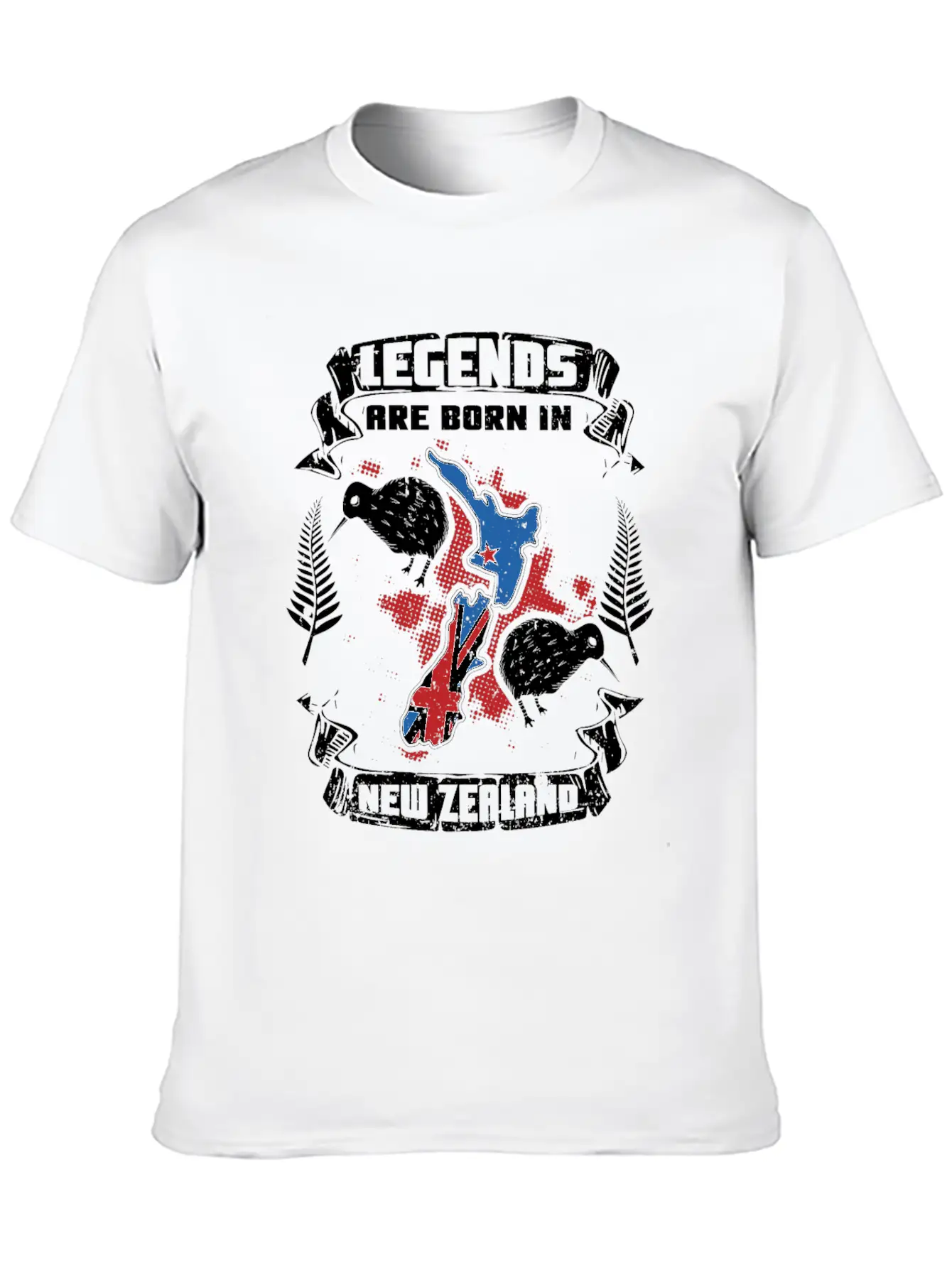 New Zealand Country Legend Stylish Everyday T-Shirt – Unisex Basic Cotton Tee