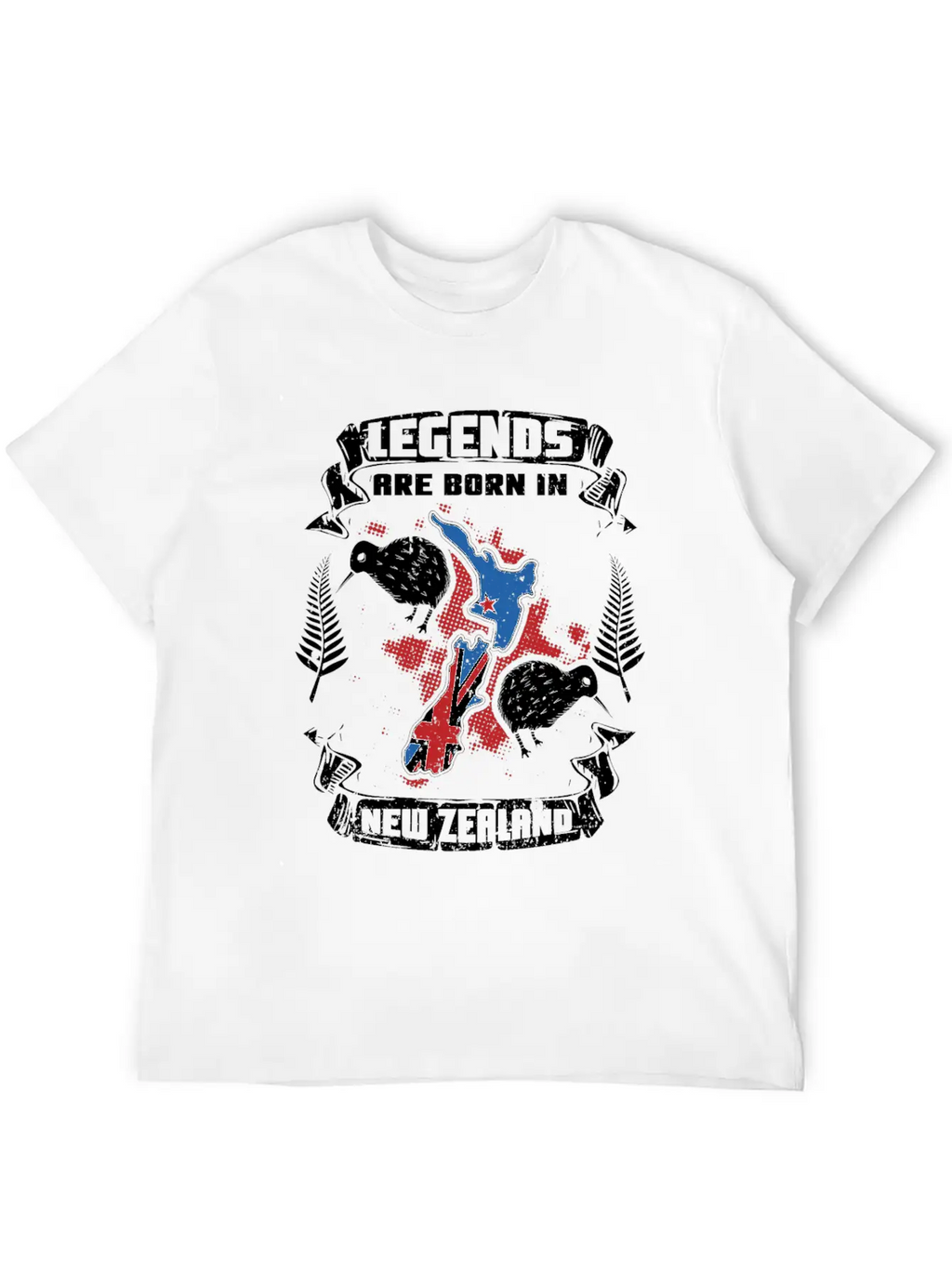 New Zealand Country Legend Stylish Everyday T-Shirt – Unisex Basic Cotton Tee