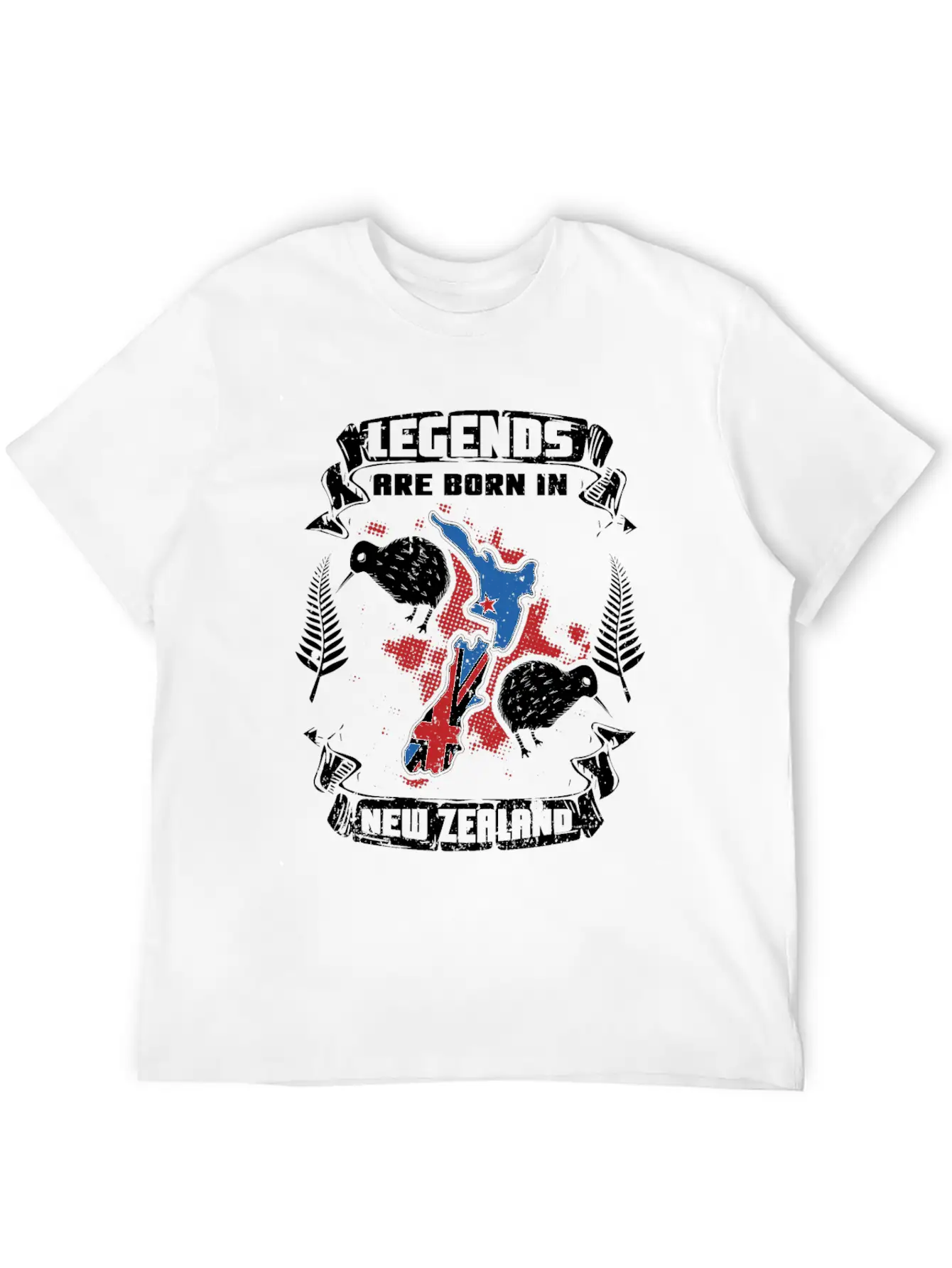 New Zealand Country Legend Stylish Everyday T-Shirt – Unisex Basic Cotton Tee