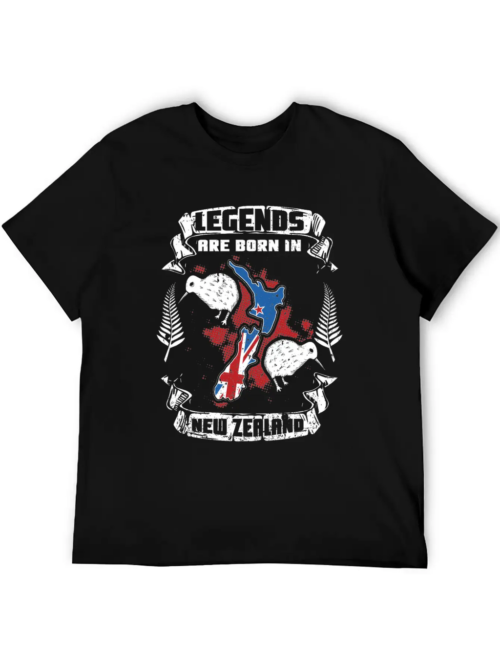 New Zealand Country Legend Stylish Everyday T-Shirt – Unisex Basic Cotton Tee