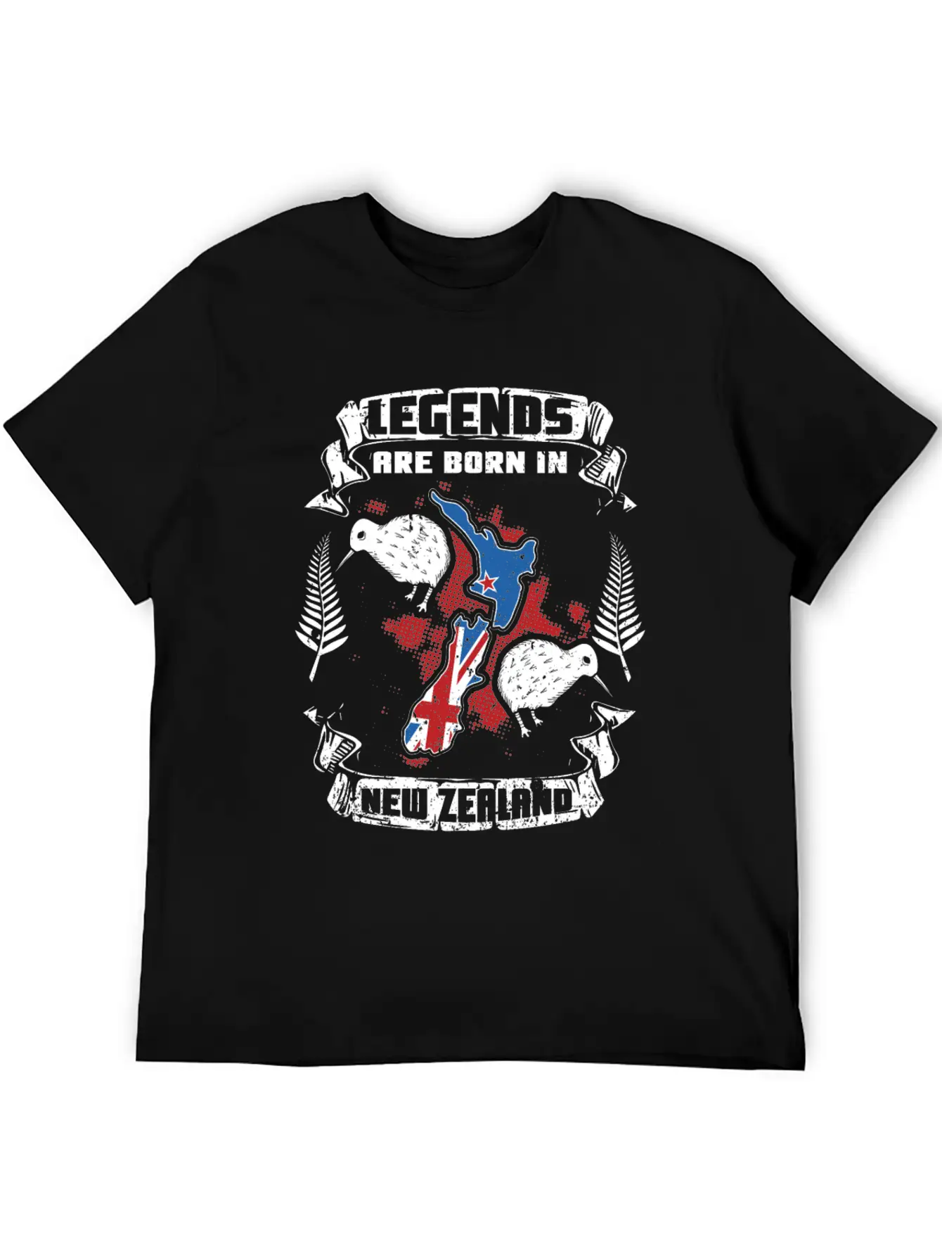 New Zealand Country Legend Stylish Everyday T-Shirt – Unisex Basic Cotton Tee