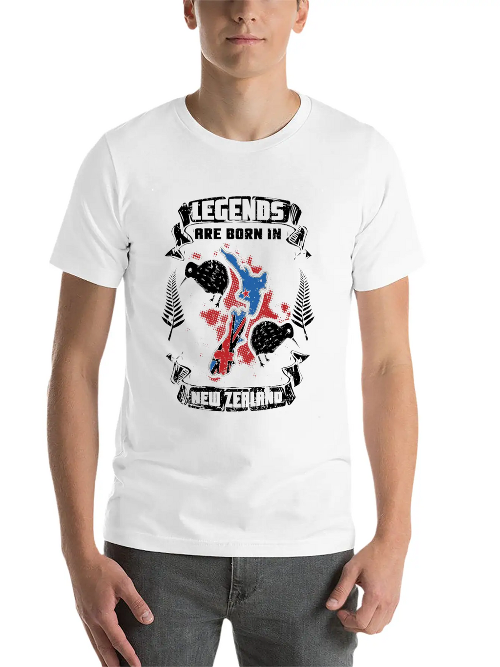 New Zealand Country Legend Stylish Everyday T-Shirt – Unisex Basic Cotton Tee