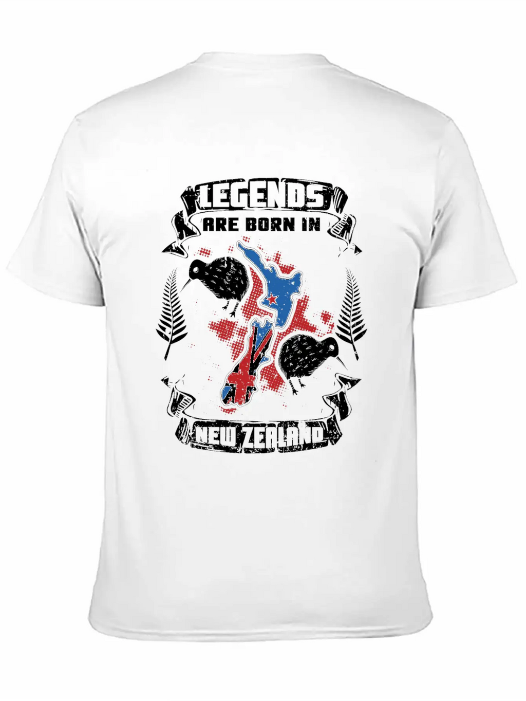 New Zealand Country Legend Stylish Everyday T-Shirt – Unisex Basic Cotton Tee