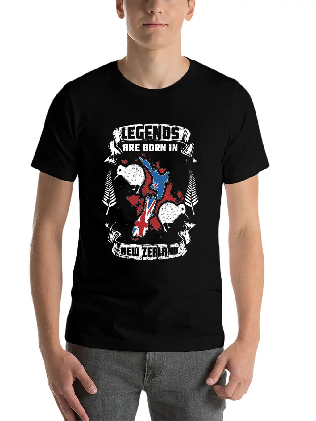 New Zealand Country Legend Stylish Everyday T-Shirt – Unisex Basic Cotton Tee