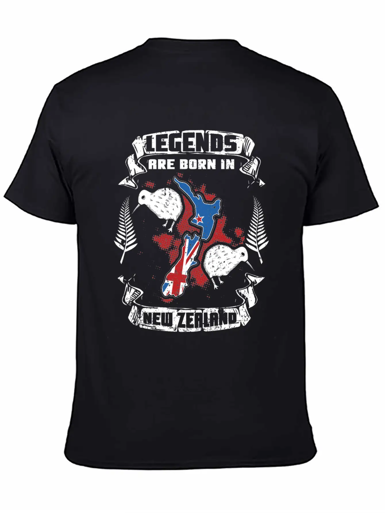 New Zealand Country Legend Stylish Everyday T-Shirt – Unisex Basic Cotton Tee