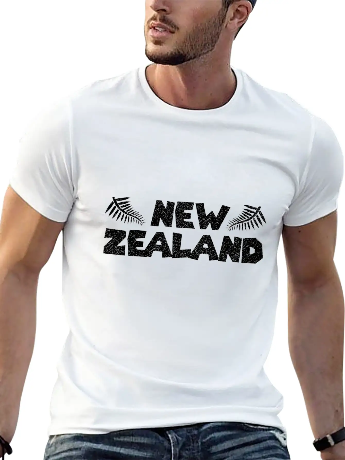 New Zealand Silver Fern Maori Style Gift Idea Stylish Everyday T-Shirt – Unisex Basic Cotton Tee