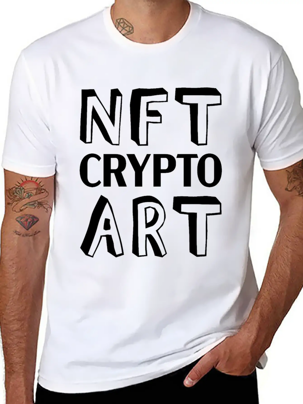 NFT Crypto Art Non-Fungible Token Humor Classic Cotton Tee – Unisex Comfort For Any Season