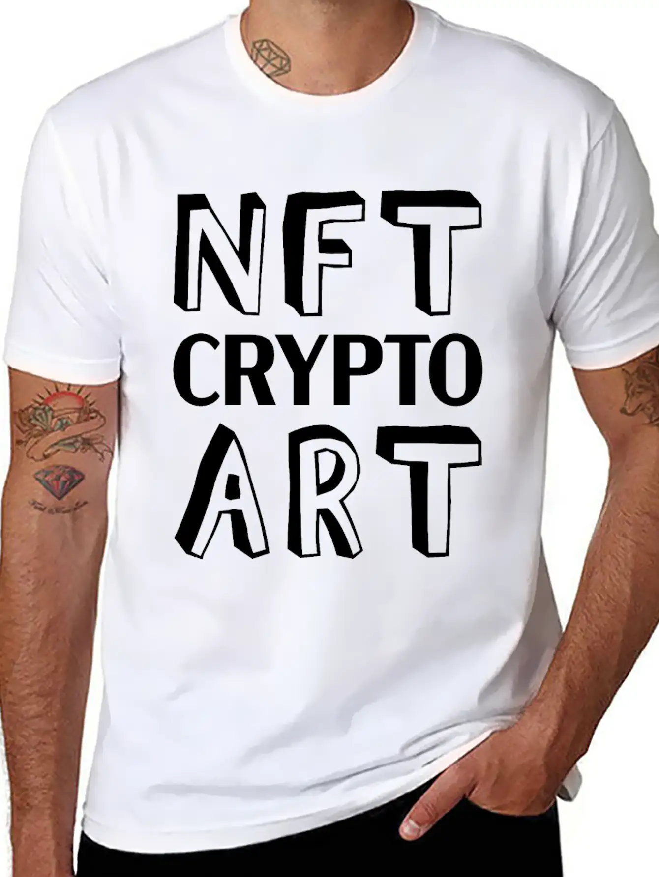 NFT Crypto Art Non-Fungible Token Humor Classic Cotton Tee – Unisex Comfort For Any Season