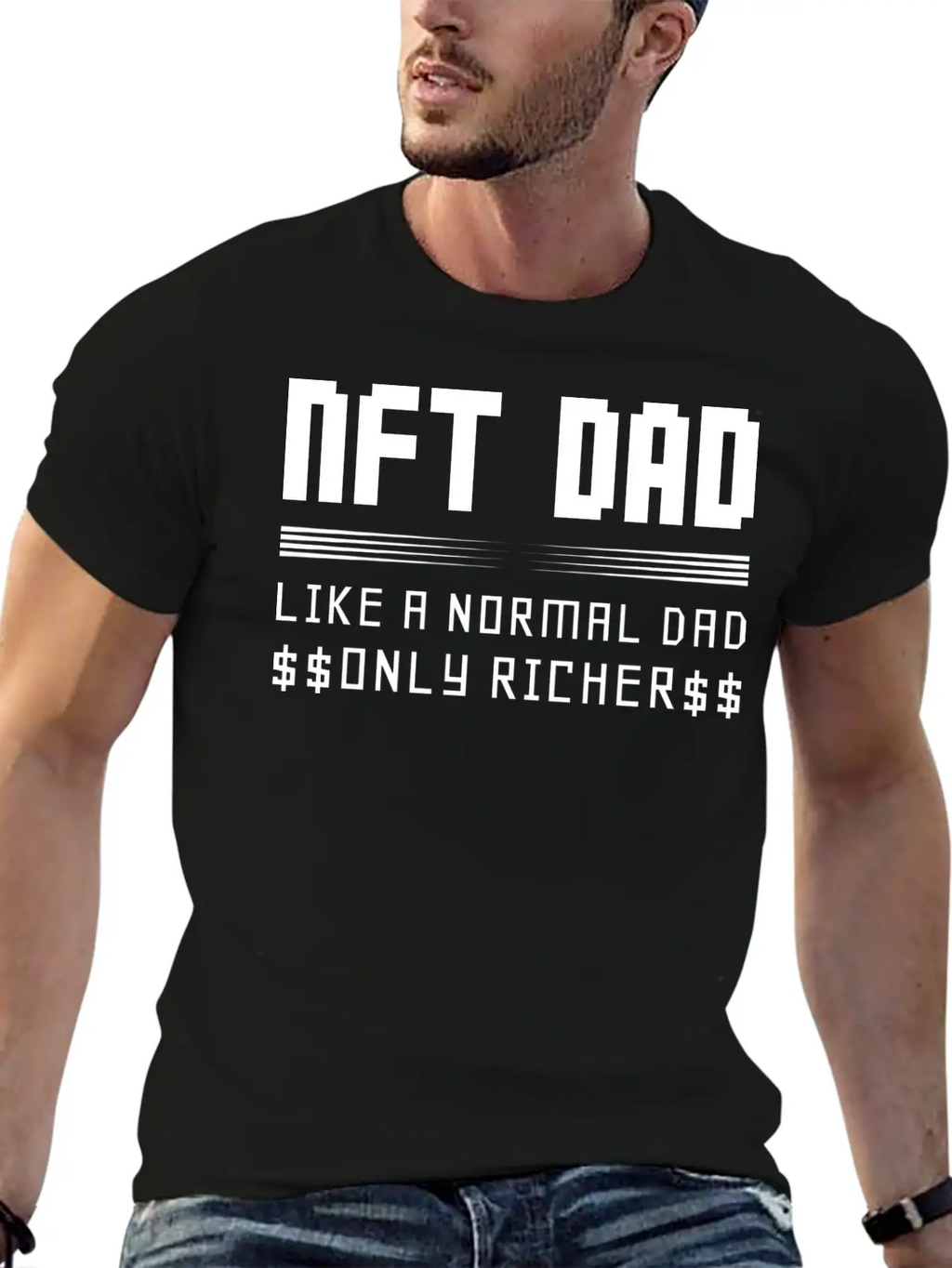 NFT Crypto Design For A Crypto Artwork NFT Dad Classic Cotton Tee – Unisex Comfort For Any Season