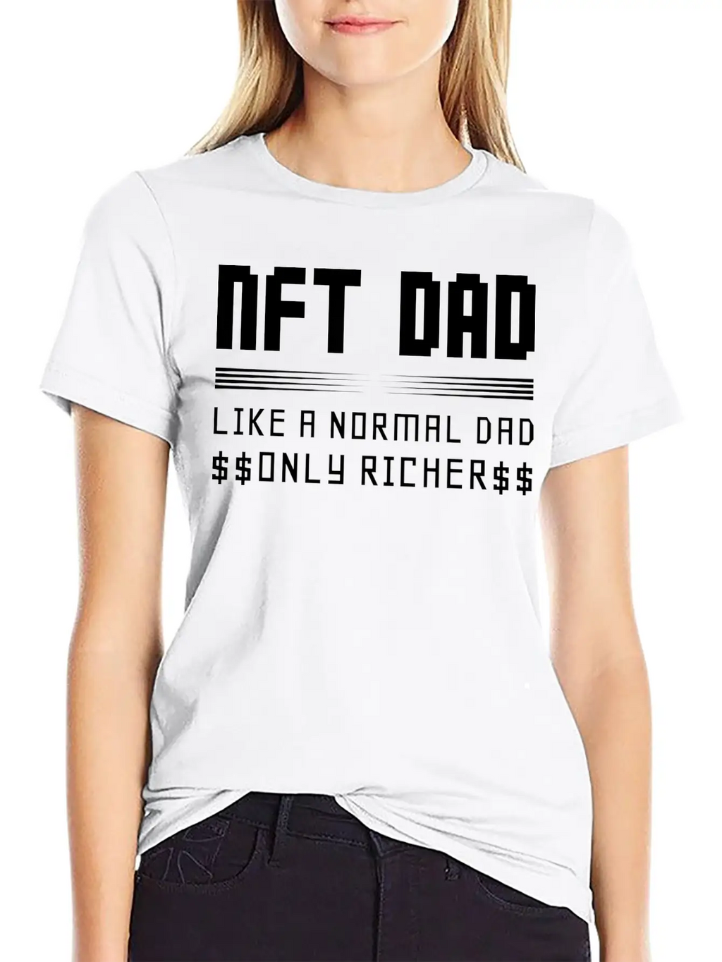 NFT Crypto Design For A Crypto Artwork NFT Dad Classic Cotton Tee – Unisex Comfort For Any Season