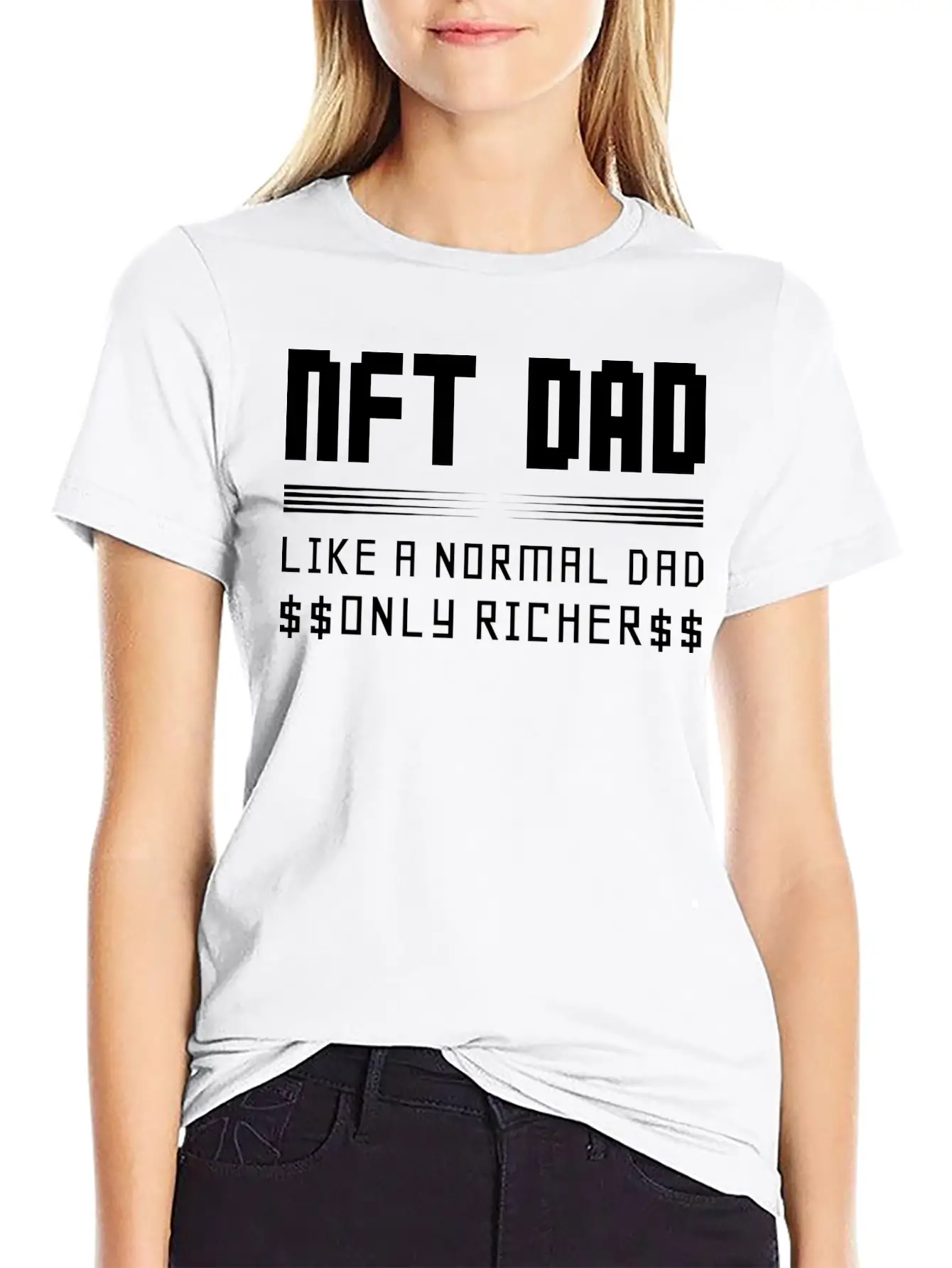 NFT Crypto Design For A Crypto Artwork NFT Dad Classic Cotton Tee – Unisex Comfort For Any Season