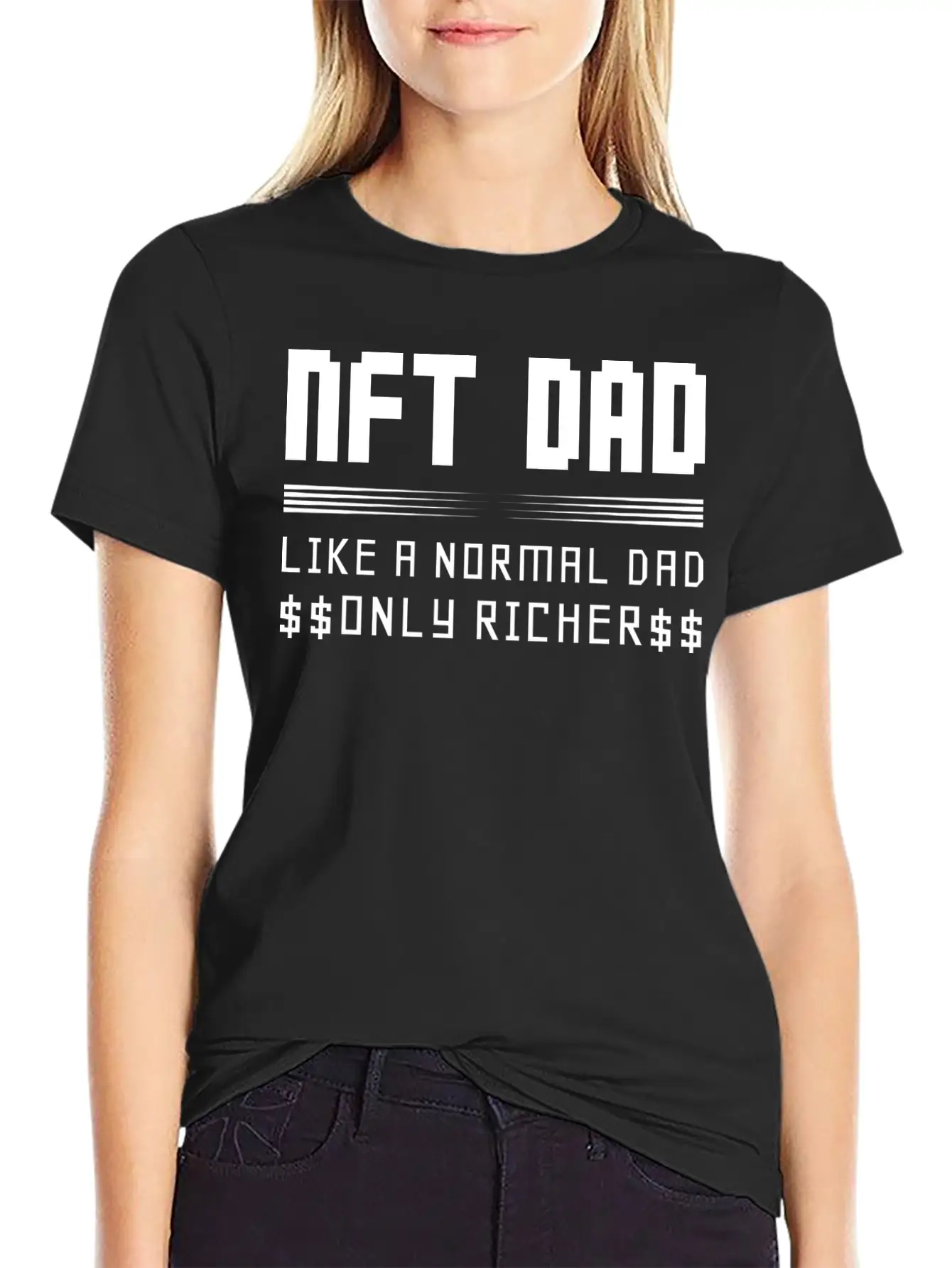 NFT Crypto Design For A Crypto Artwork NFT Dad Classic Cotton Tee – Unisex Comfort For Any Season