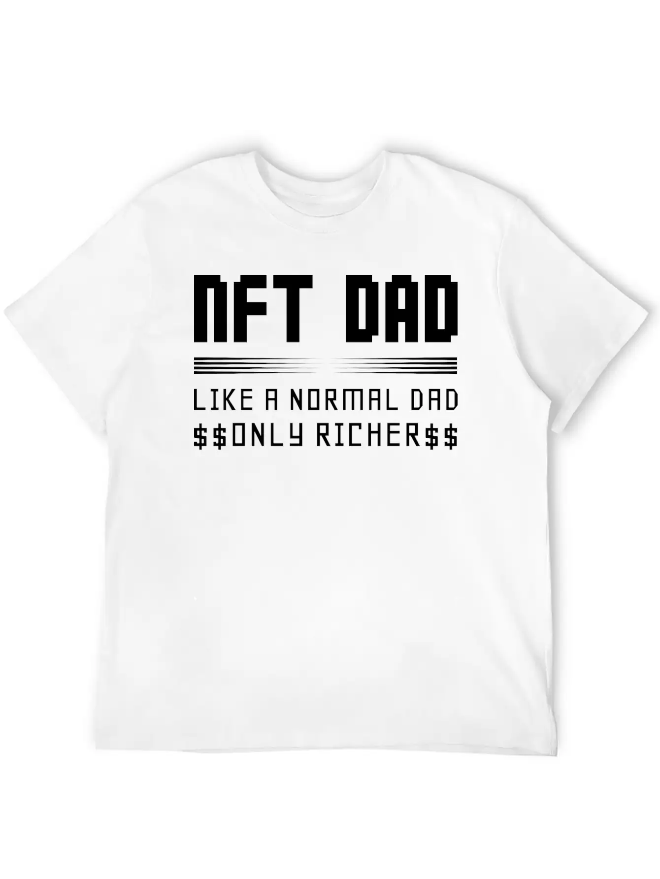 NFT Crypto Design For A Crypto Artwork NFT Dad Classic Cotton Tee – Unisex Comfort For Any Season