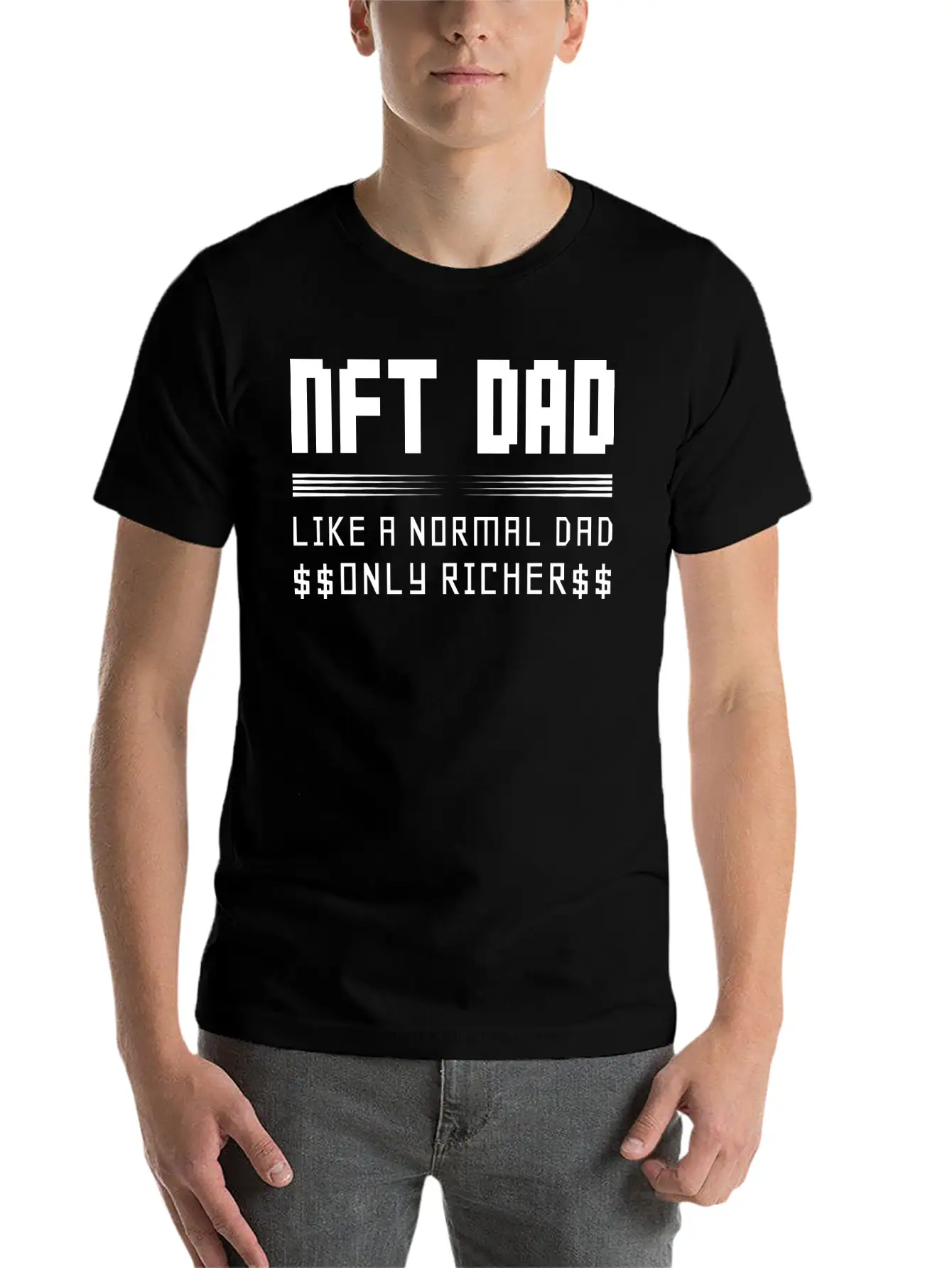 NFT Crypto Design For A Crypto Artwork NFT Dad Classic Cotton Tee – Unisex Comfort For Any Season