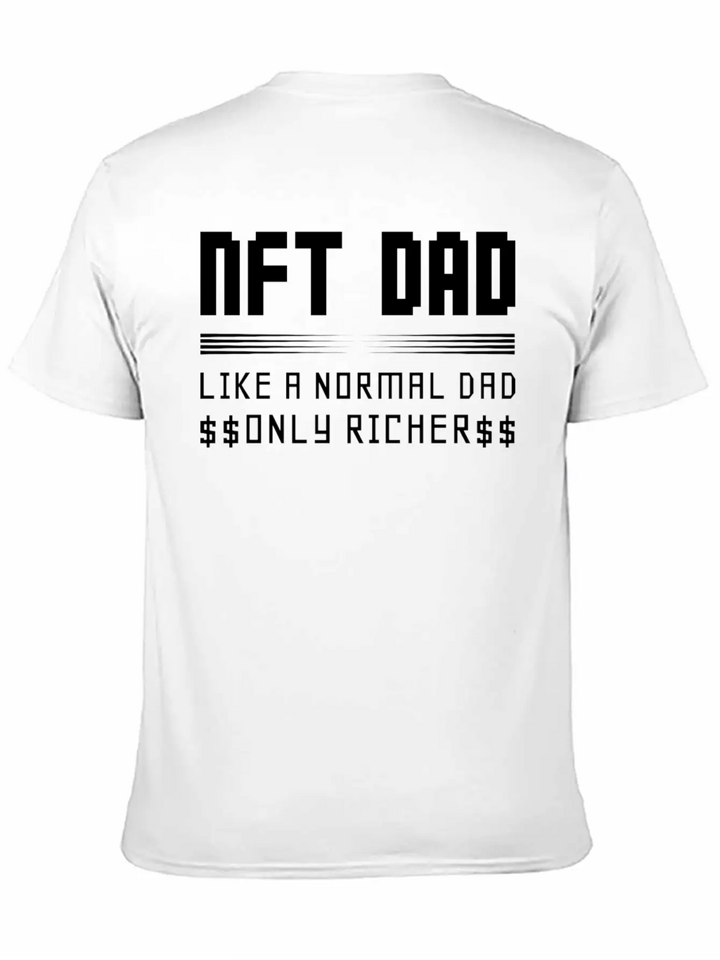 NFT Crypto Design For A Crypto Artwork NFT Dad Classic Cotton Tee – Unisex Comfort For Any Season