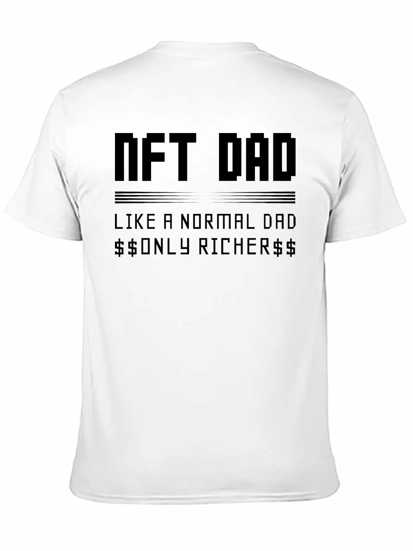 NFT Crypto Design For A Crypto Artwork NFT Dad Classic Cotton Tee – Unisex Comfort For Any Season