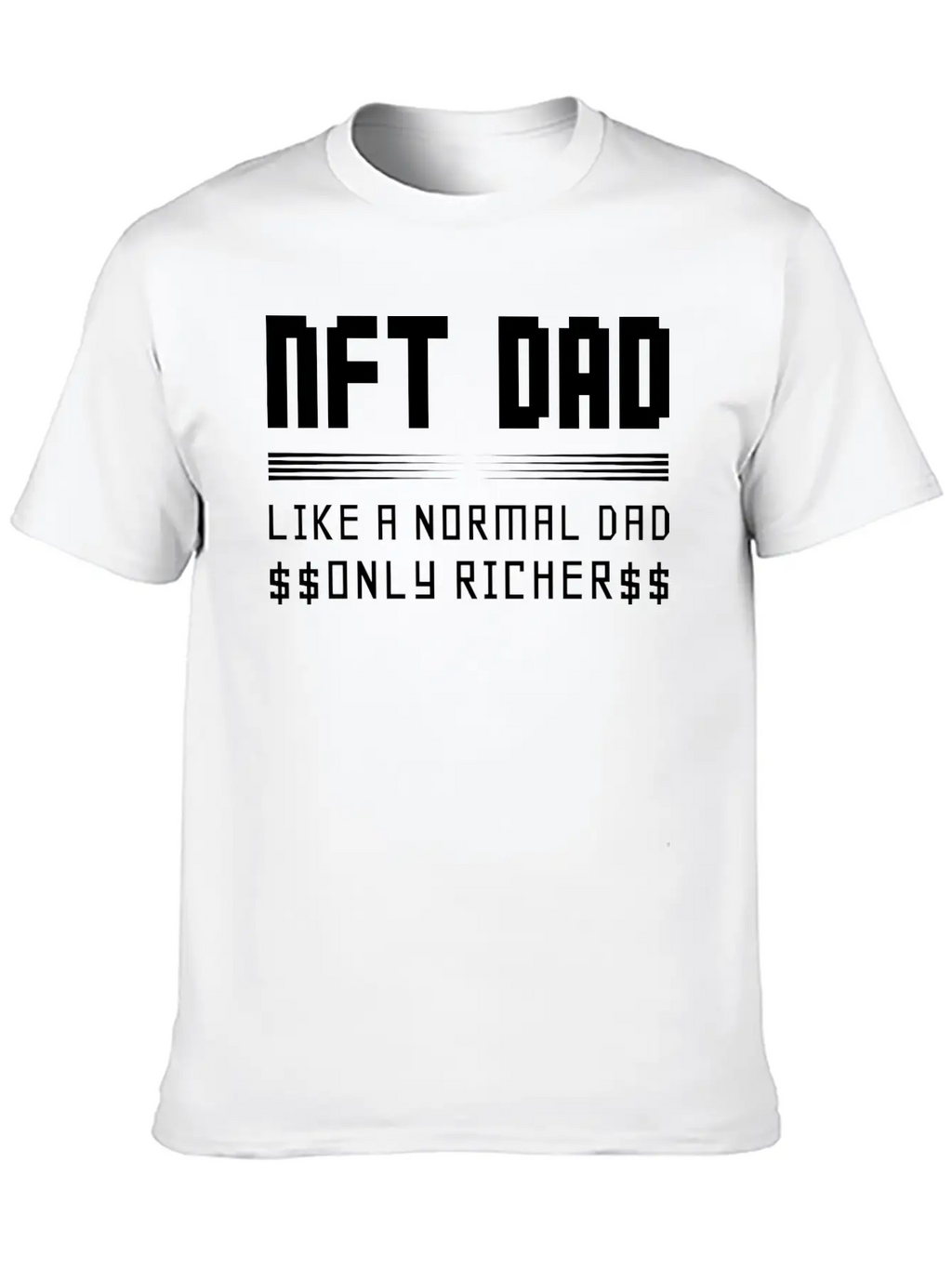 NFT Crypto Design For A Crypto Artwork NFT Dad Classic Cotton Tee – Unisex Comfort For Any Season