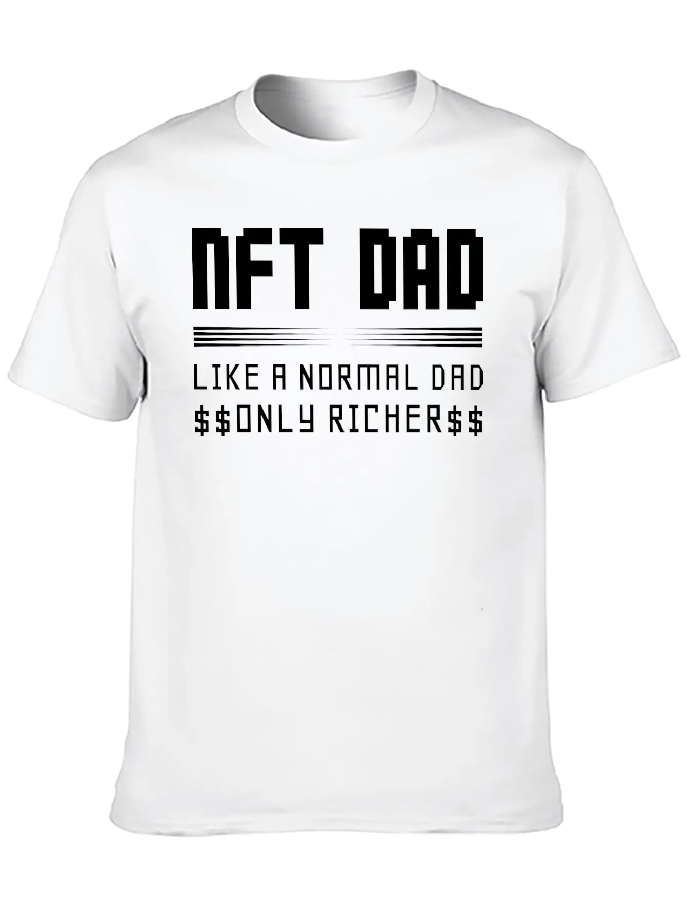 NFT Crypto Design For A Crypto Artwork NFT Dad Classic Cotton Tee – Unisex Comfort For Any Season