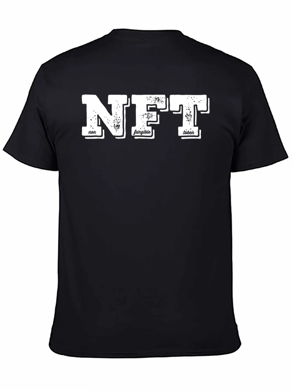 NFT Non Fungible Token Crypto BTC Digital Art Stylish Everyday T-Shirt – Unisex Basic Cotton Tee