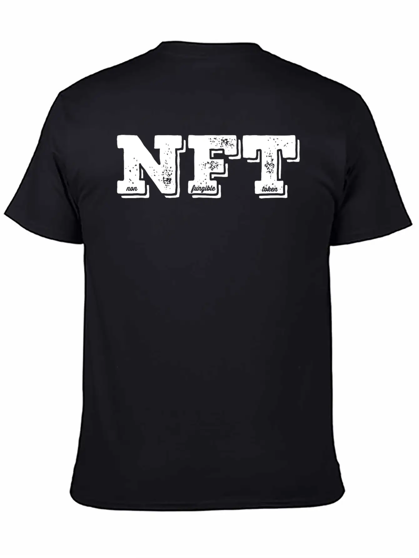 NFT Non Fungible Token Crypto BTC Digital Art Stylish Everyday T-Shirt – Unisex Basic Cotton Tee