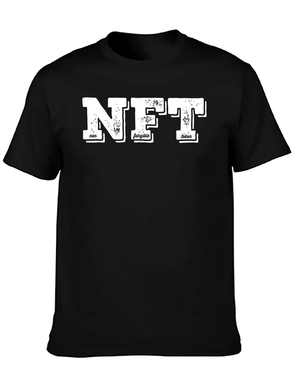 NFT Non Fungible Token Crypto BTC Digital Art Stylish Everyday T-Shirt – Unisex Basic Cotton Tee