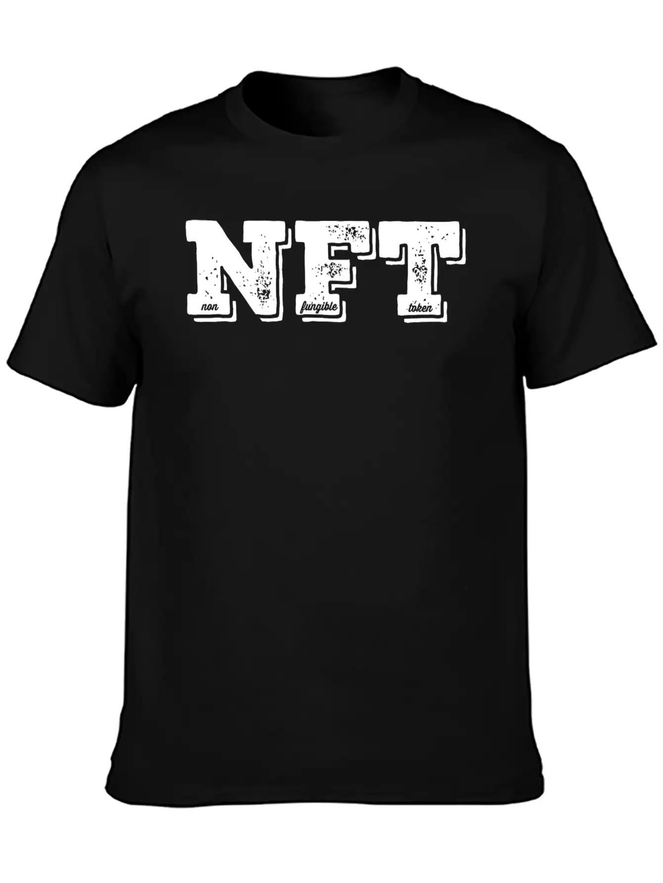 NFT Non Fungible Token Crypto BTC Digital Art Stylish Everyday T-Shirt – Unisex Basic Cotton Tee