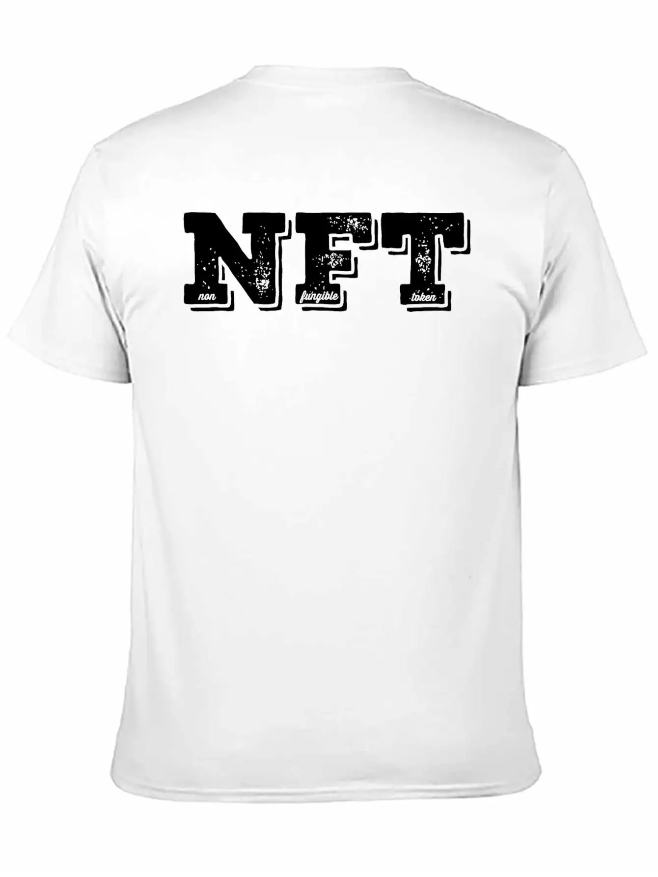 NFT Non Fungible Token Crypto BTC Digital Art Stylish Everyday T-Shirt – Unisex Basic Cotton Tee