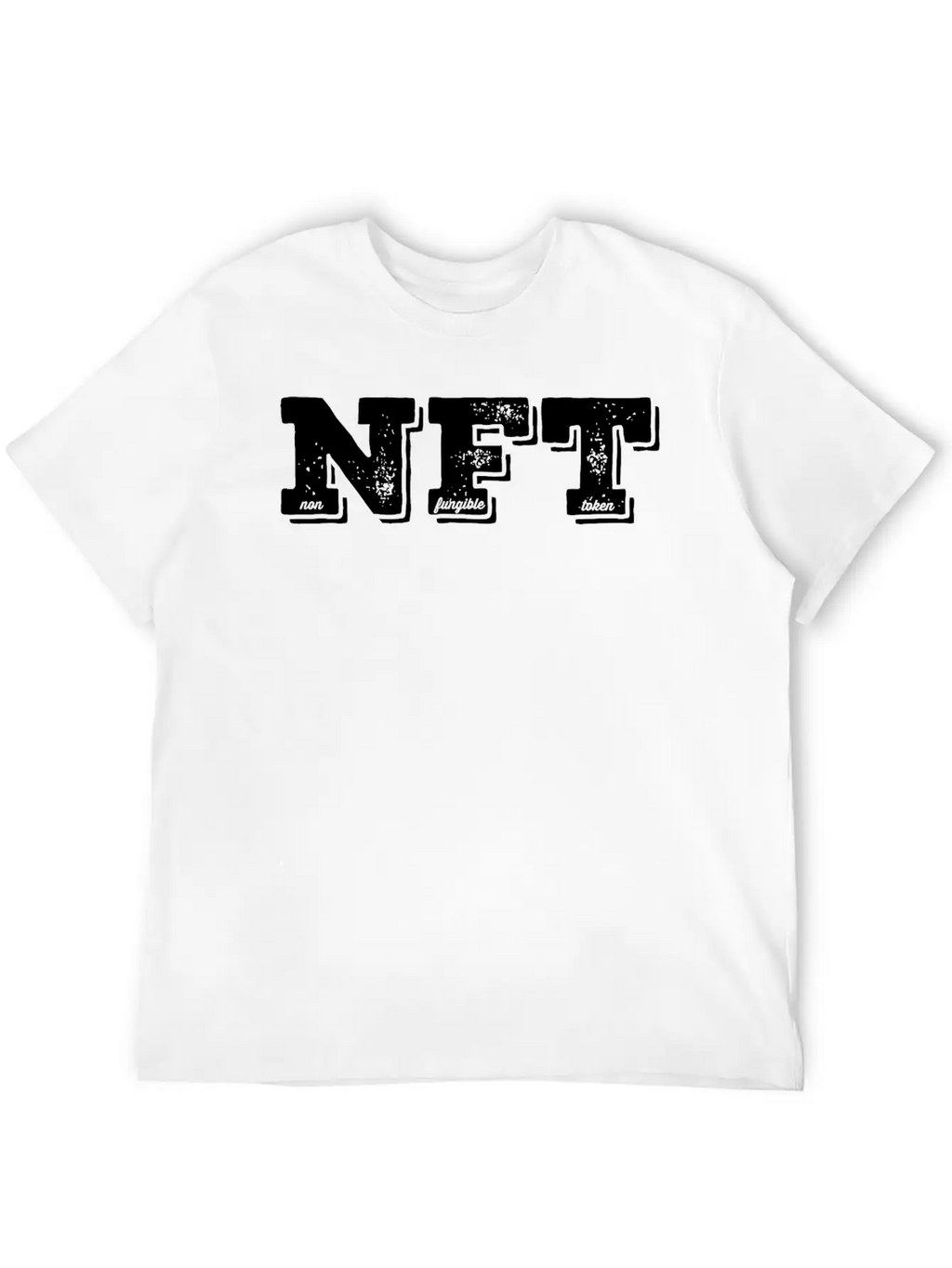NFT Non Fungible Token Crypto BTC Digital Art Stylish Everyday T-Shirt – Unisex Basic Cotton Tee