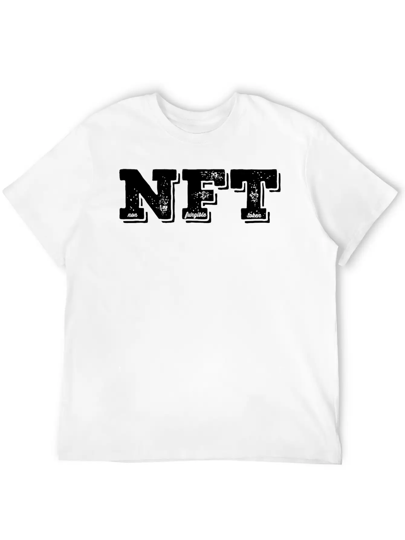 NFT Non Fungible Token Crypto BTC Digital Art Stylish Everyday T-Shirt – Unisex Basic Cotton Tee