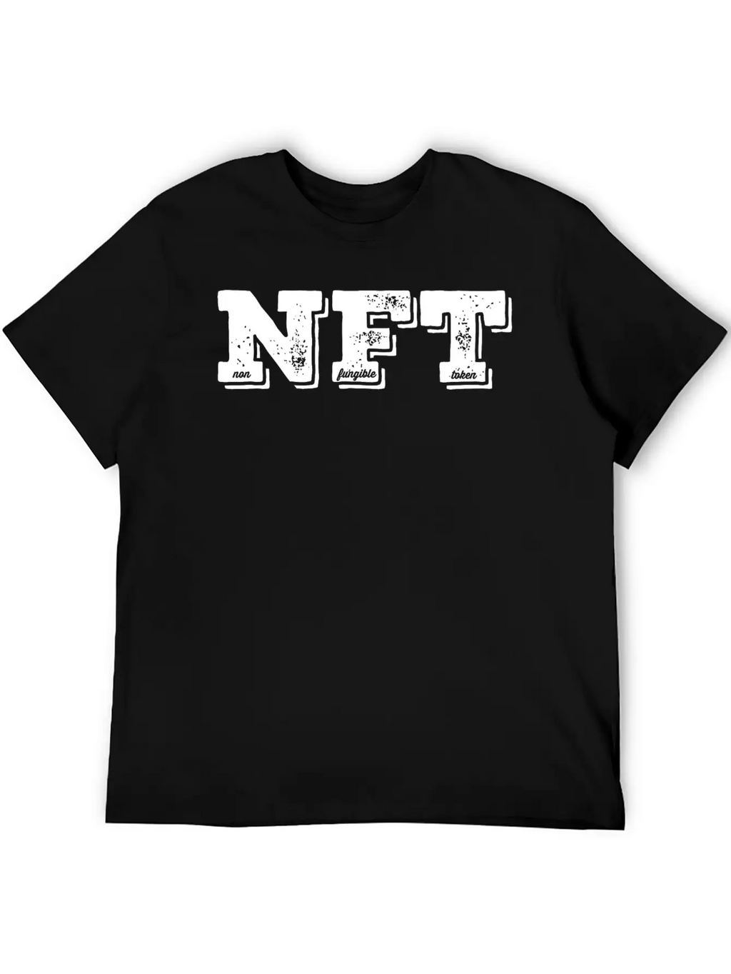 NFT Non Fungible Token Crypto BTC Digital Art Stylish Everyday T-Shirt – Unisex Basic Cotton Tee