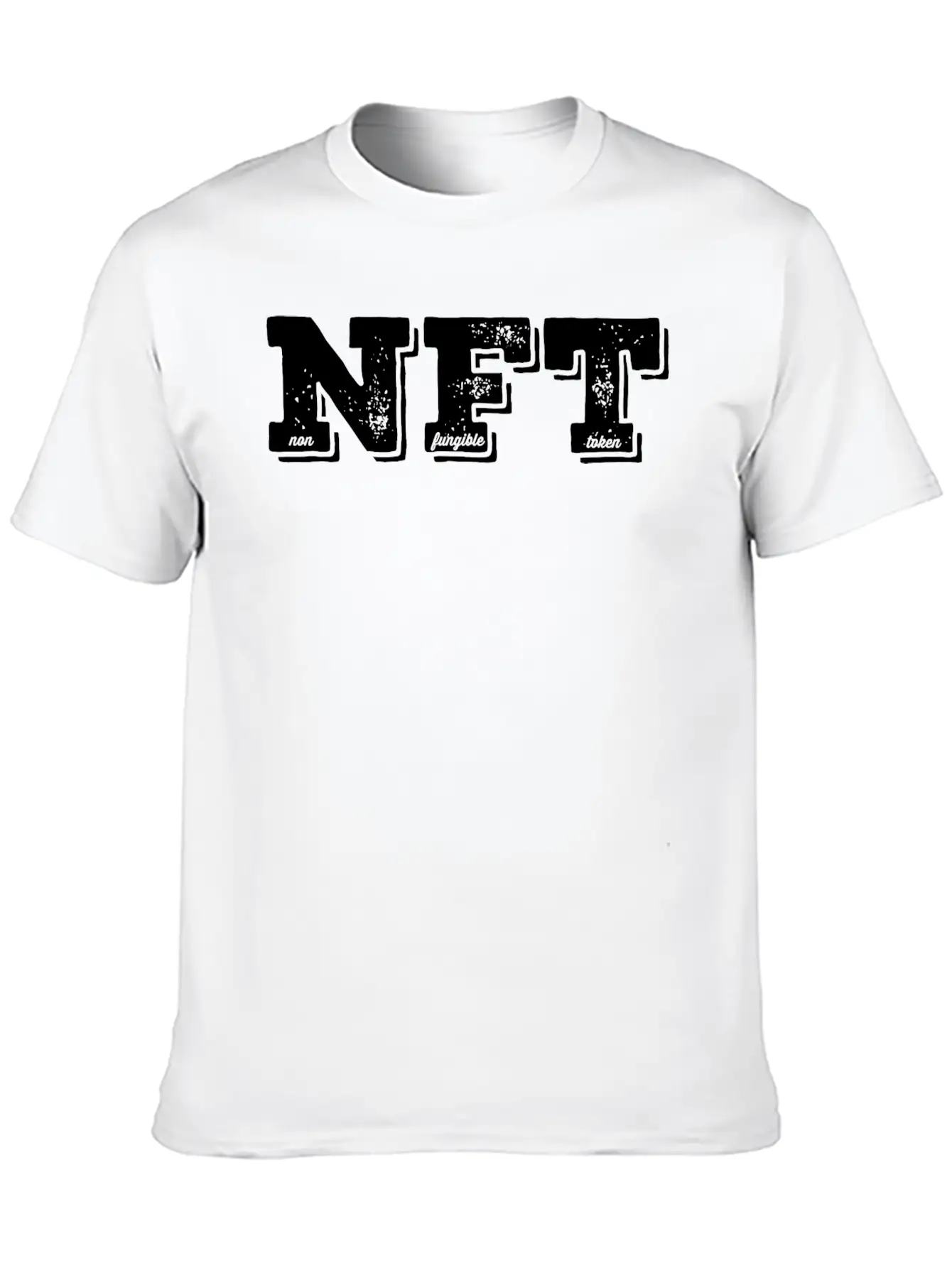 NFT Non Fungible Token Crypto BTC Digital Art Stylish Everyday T-Shirt – Unisex Basic Cotton Tee