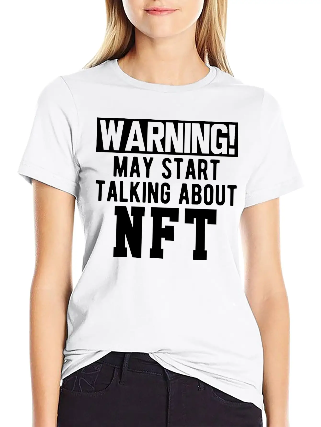 NFT - Warning May Start Talking About NFT B Timeless Short Sleeve Tee – Comfy And Minimalist Design