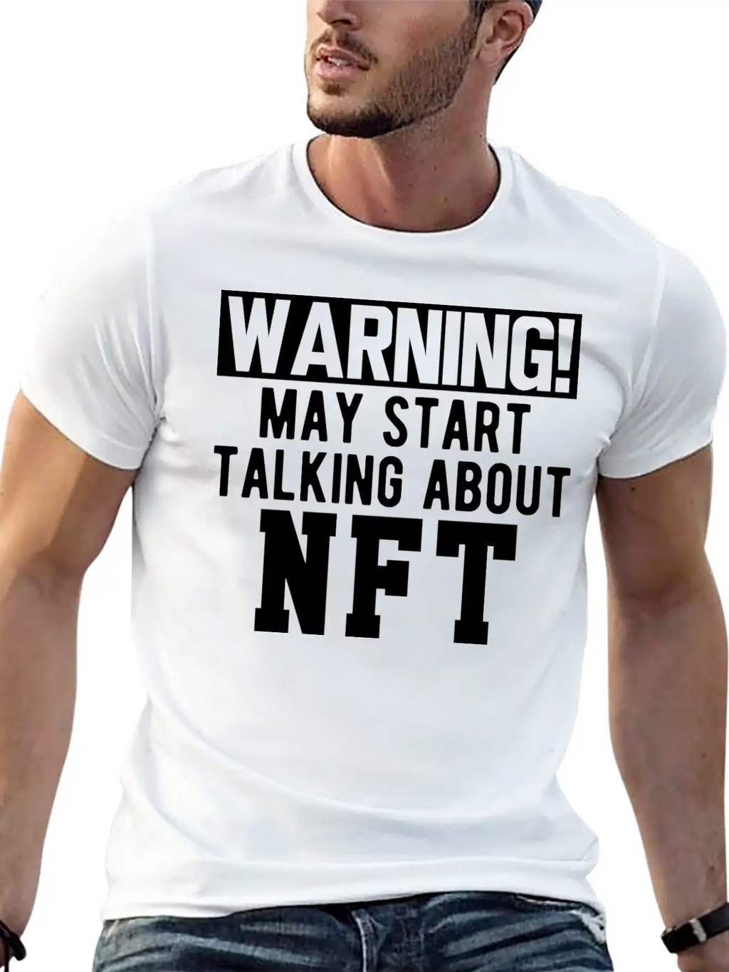 NFT - Warning May Start Talking About NFT B Timeless Short Sleeve Tee – Comfy And Minimalist Design