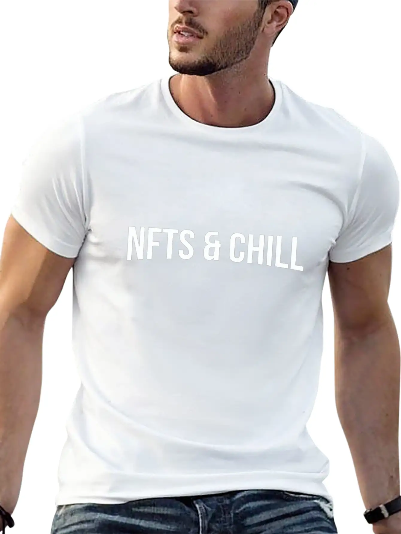 NFTs And Chill Breathable Soft Cotton T-Shirt – Timeless Casual Look