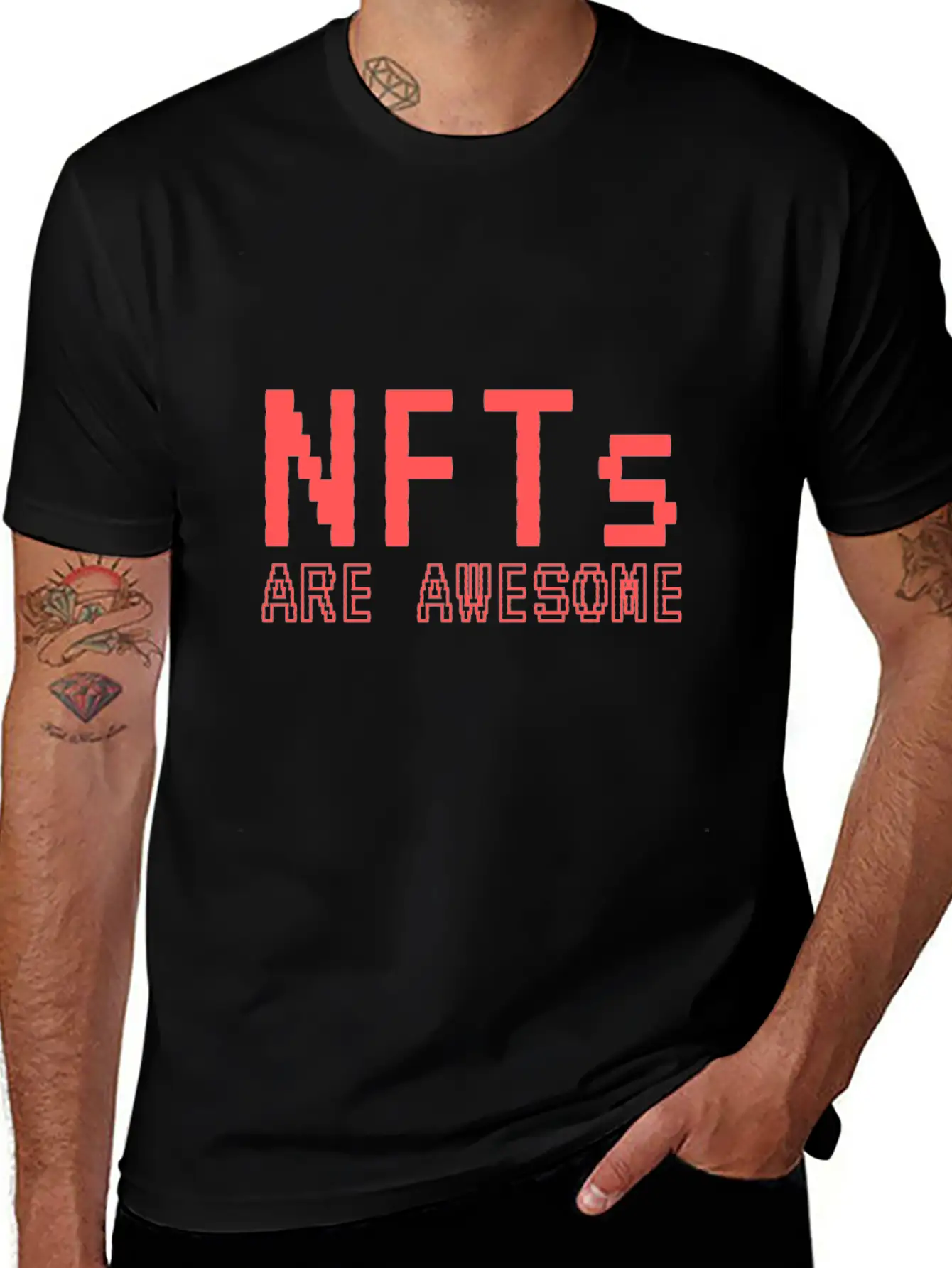 NFTs Are Awesome Non-Fungible Token Classic Cotton Tee – Unisex Comfort For Any Season