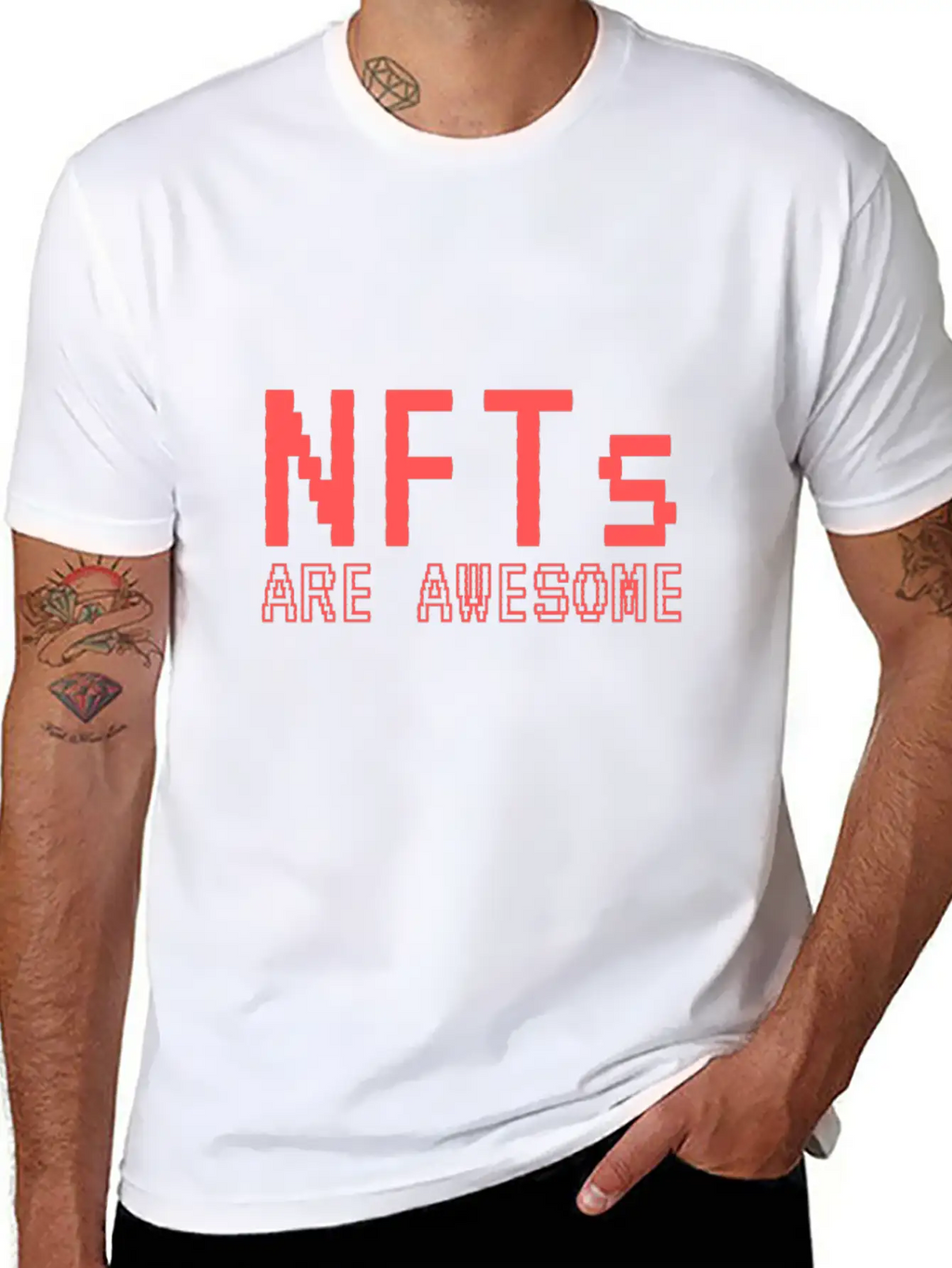 NFTs Are Awesome Non-Fungible Token Classic Cotton Tee – Unisex Comfort For Any Season