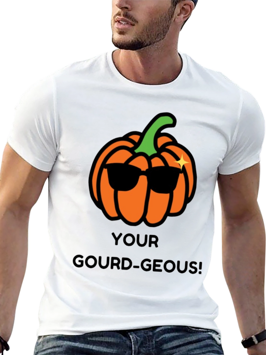 Your Gourd-Geous Halloween T-Shirt