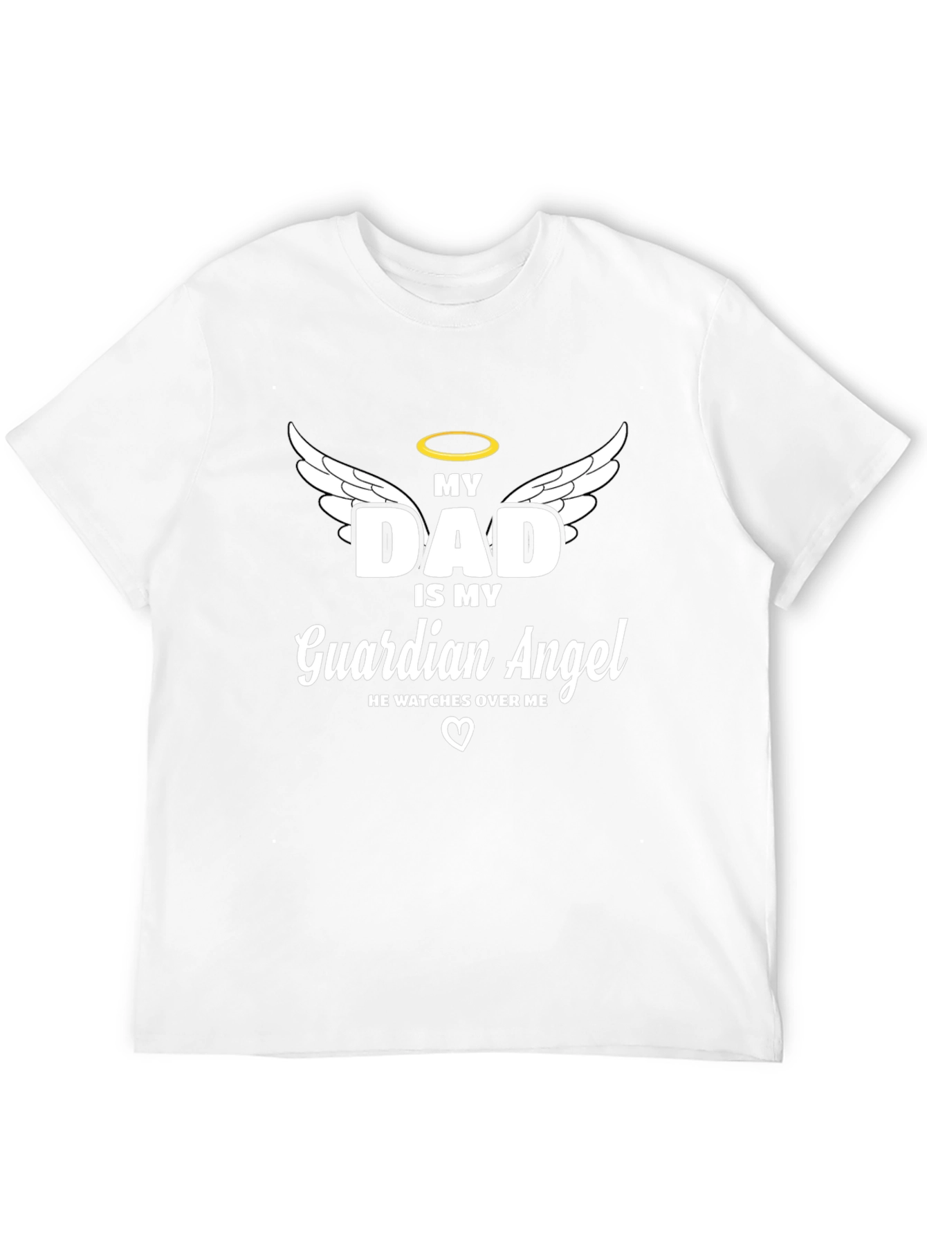 My Dad Is My Guardian Angel Memorial T-Shirt