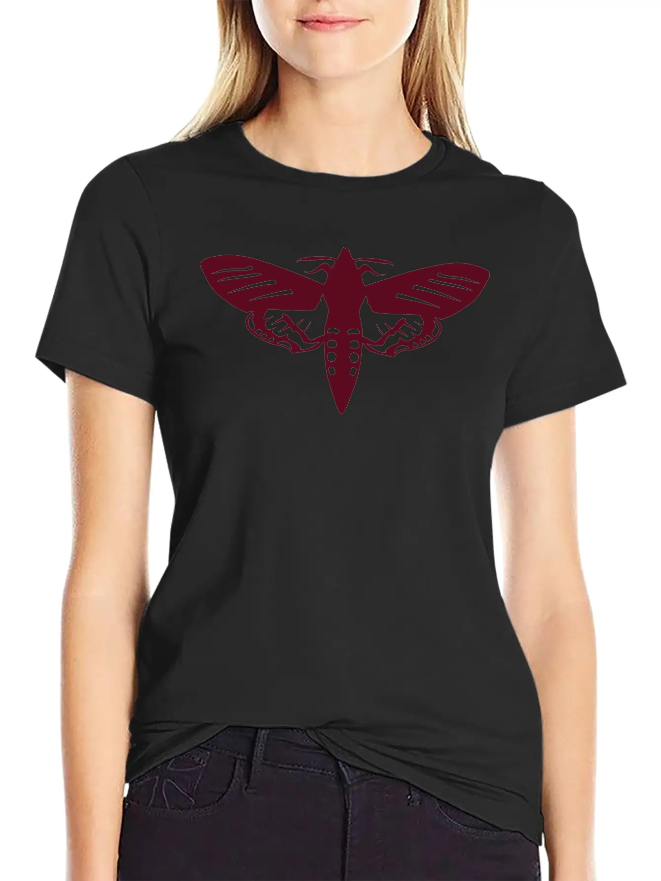 Night Butterfly Insect 1112 Basic Graphic T-Shirt – Daily Comfort In Soft Cotton