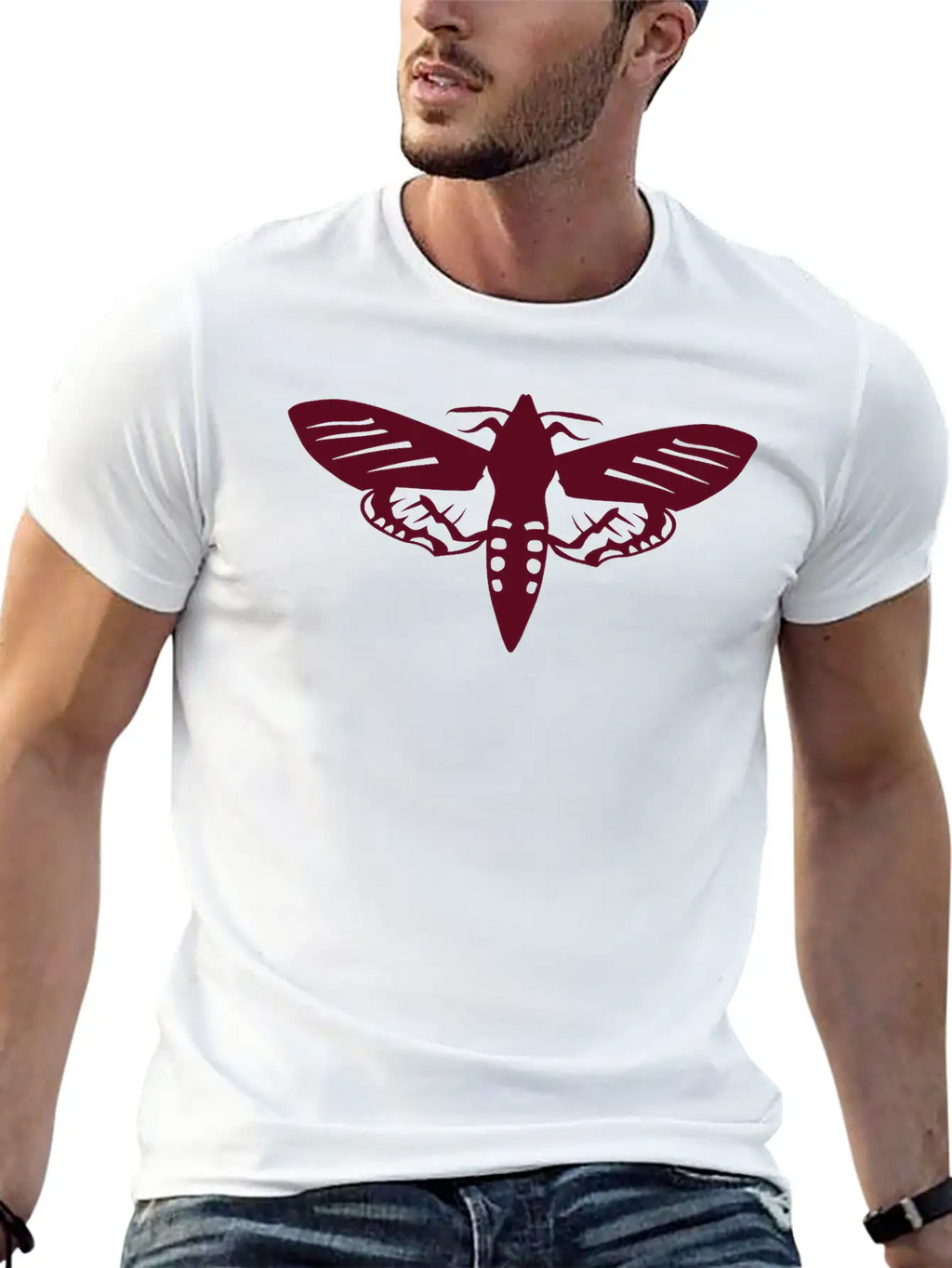 Night Butterfly Insect 1112 Basic Graphic T-Shirt – Daily Comfort In Soft Cotton