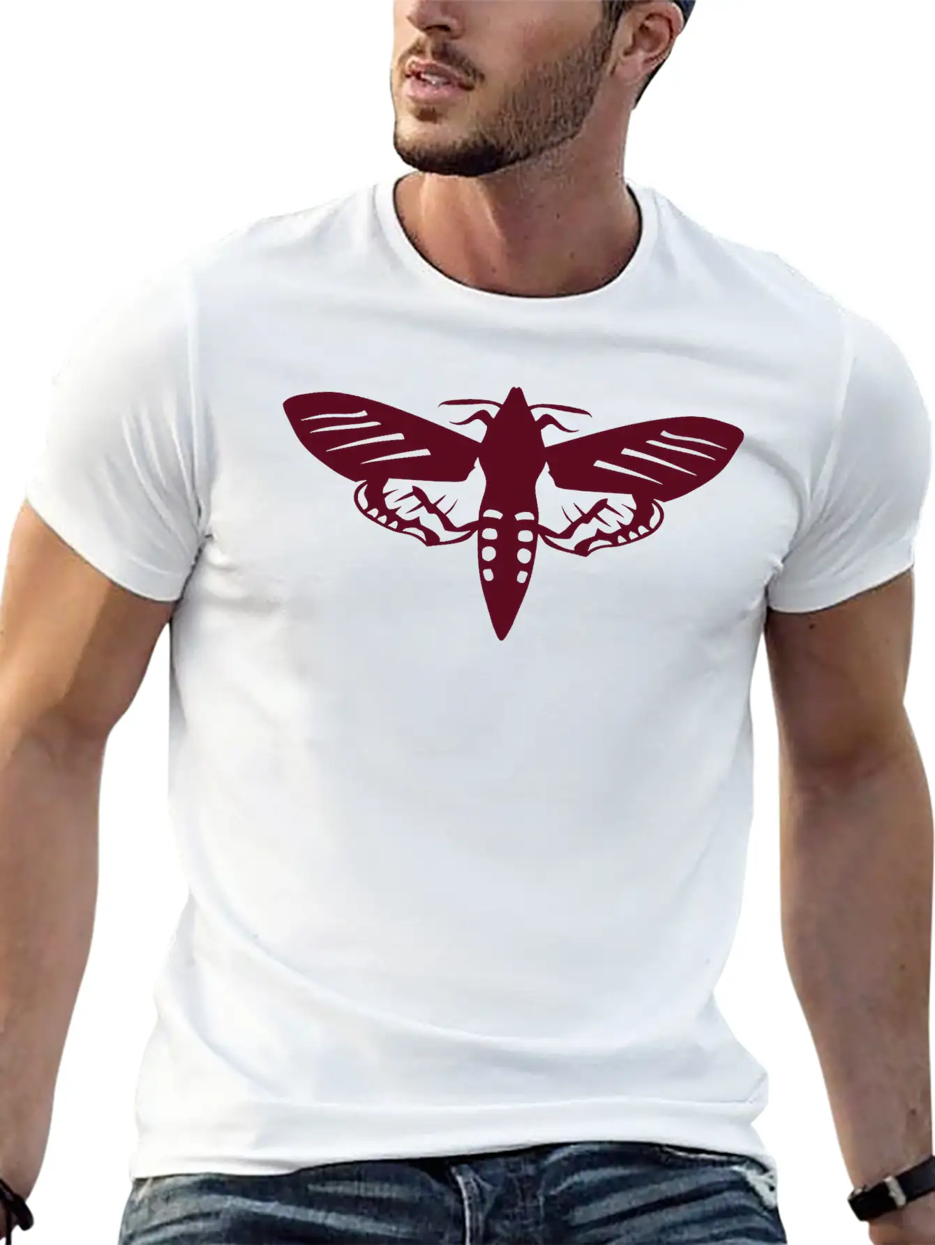 Night Butterfly Insect 1112 Basic Graphic T-Shirt – Daily Comfort In Soft Cotton