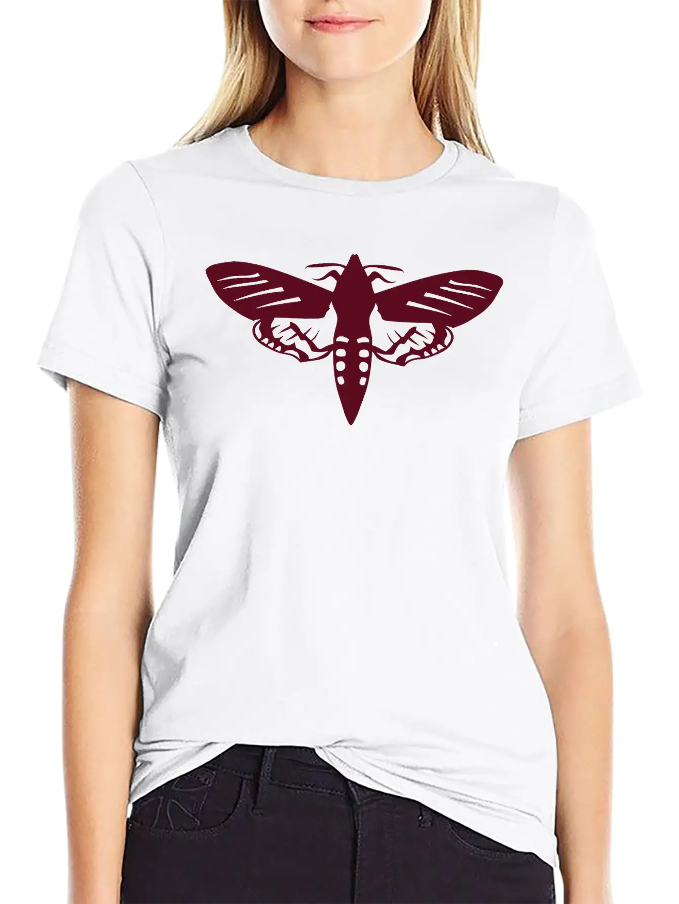 Night Butterfly Insect 1112 Basic Graphic T-Shirt – Daily Comfort In Soft Cotton