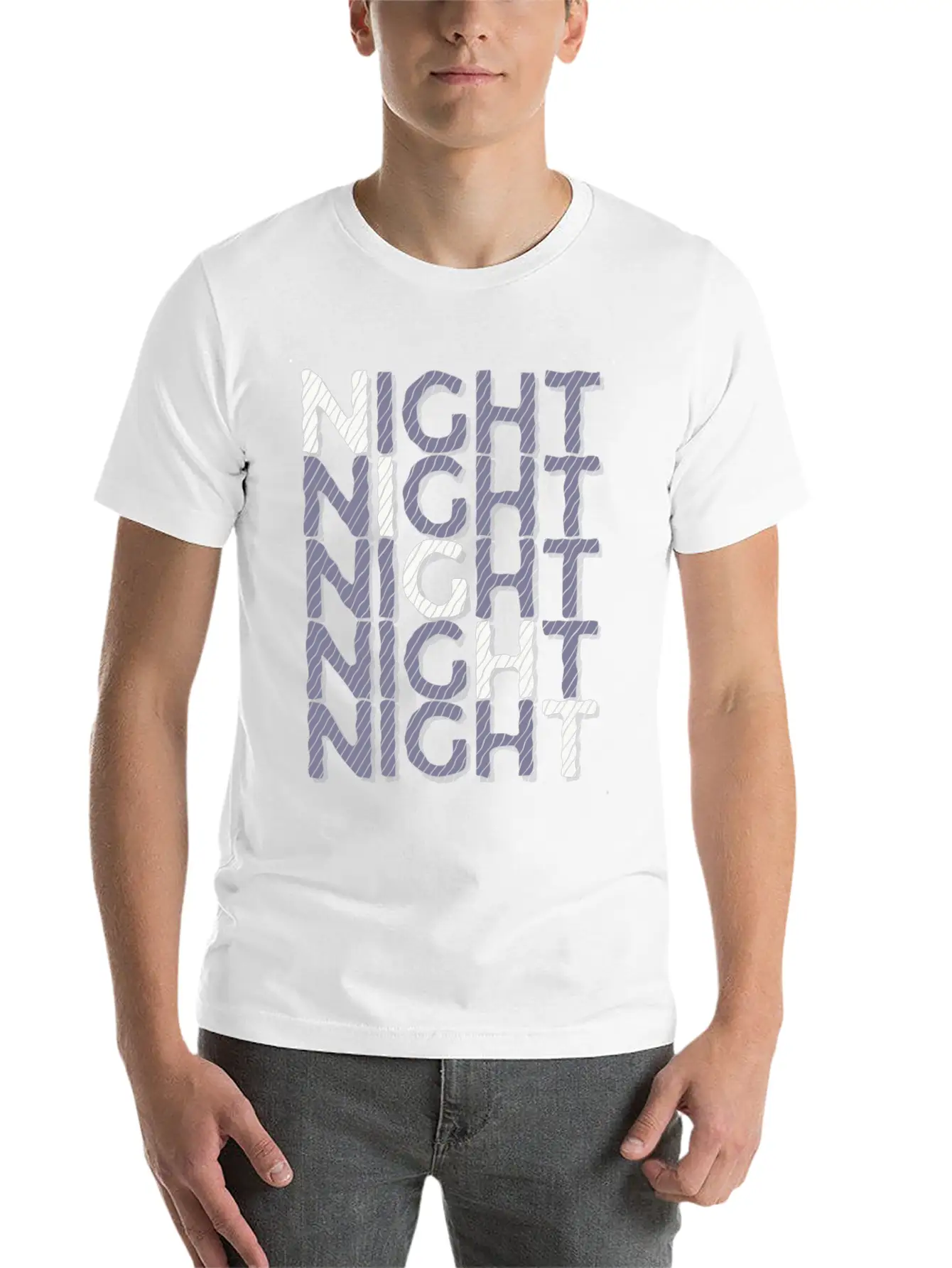 Night Night Night Night Basic Graphic T-Shirt – Daily Comfort In Soft Cotton
