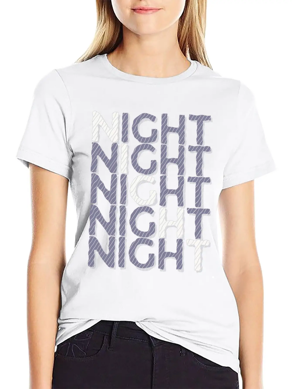 Night Night Night Night Basic Graphic T-Shirt – Daily Comfort In Soft Cotton