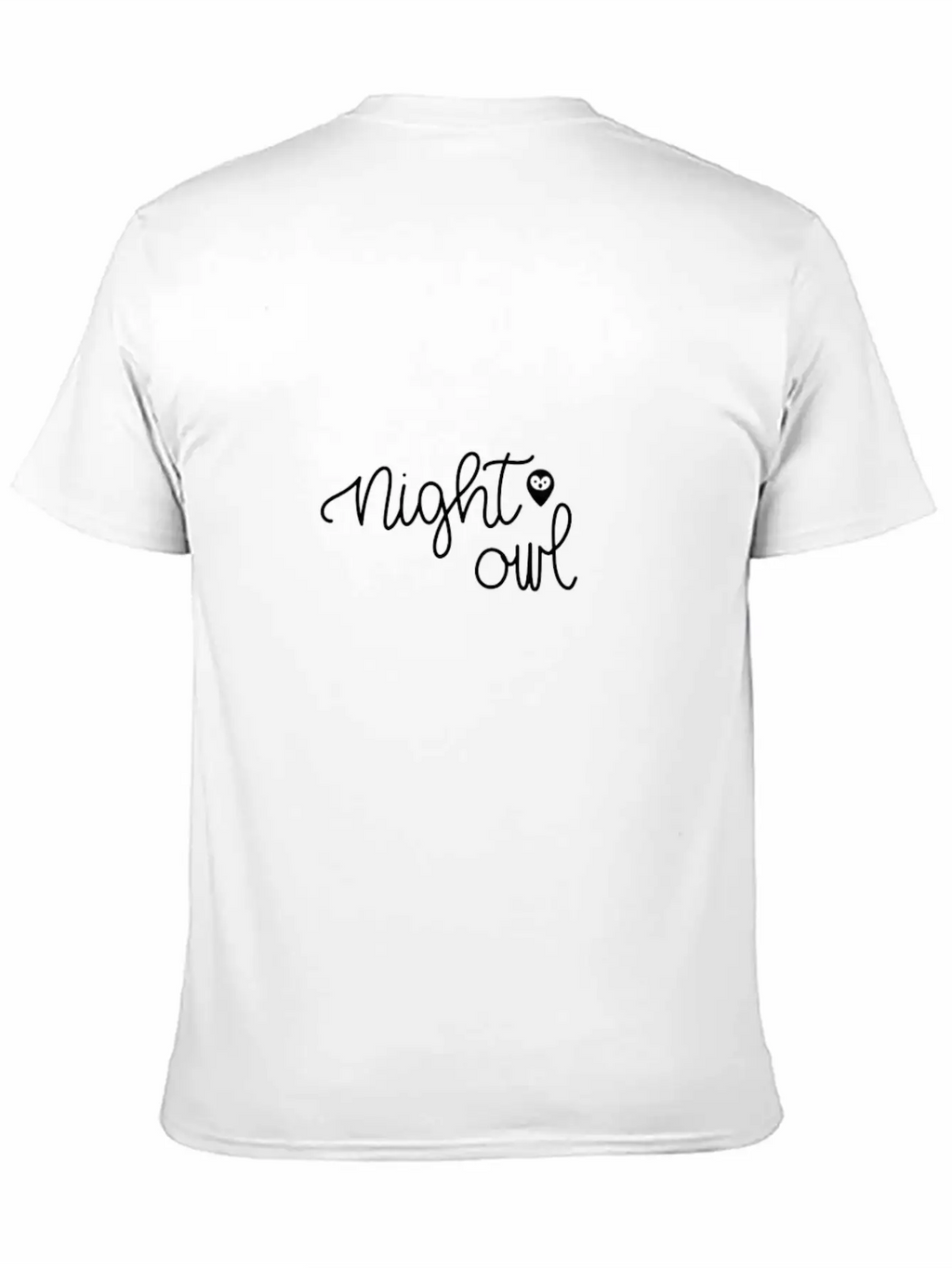 NIGHT OWL Unisex Casual T-Shirt – Clean Design For Daily Comfort