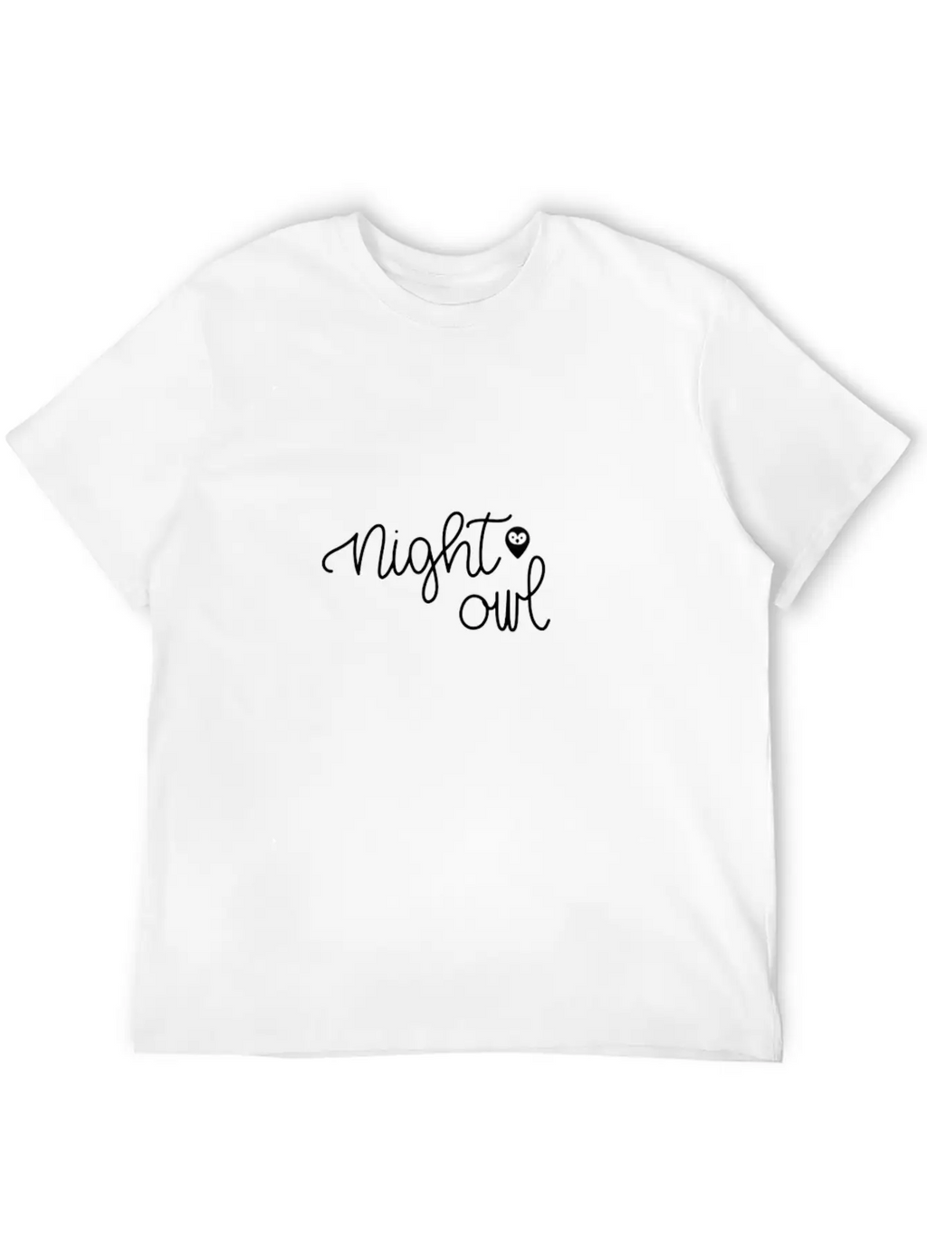 NIGHT OWL Unisex Casual T-Shirt – Clean Design For Daily Comfort