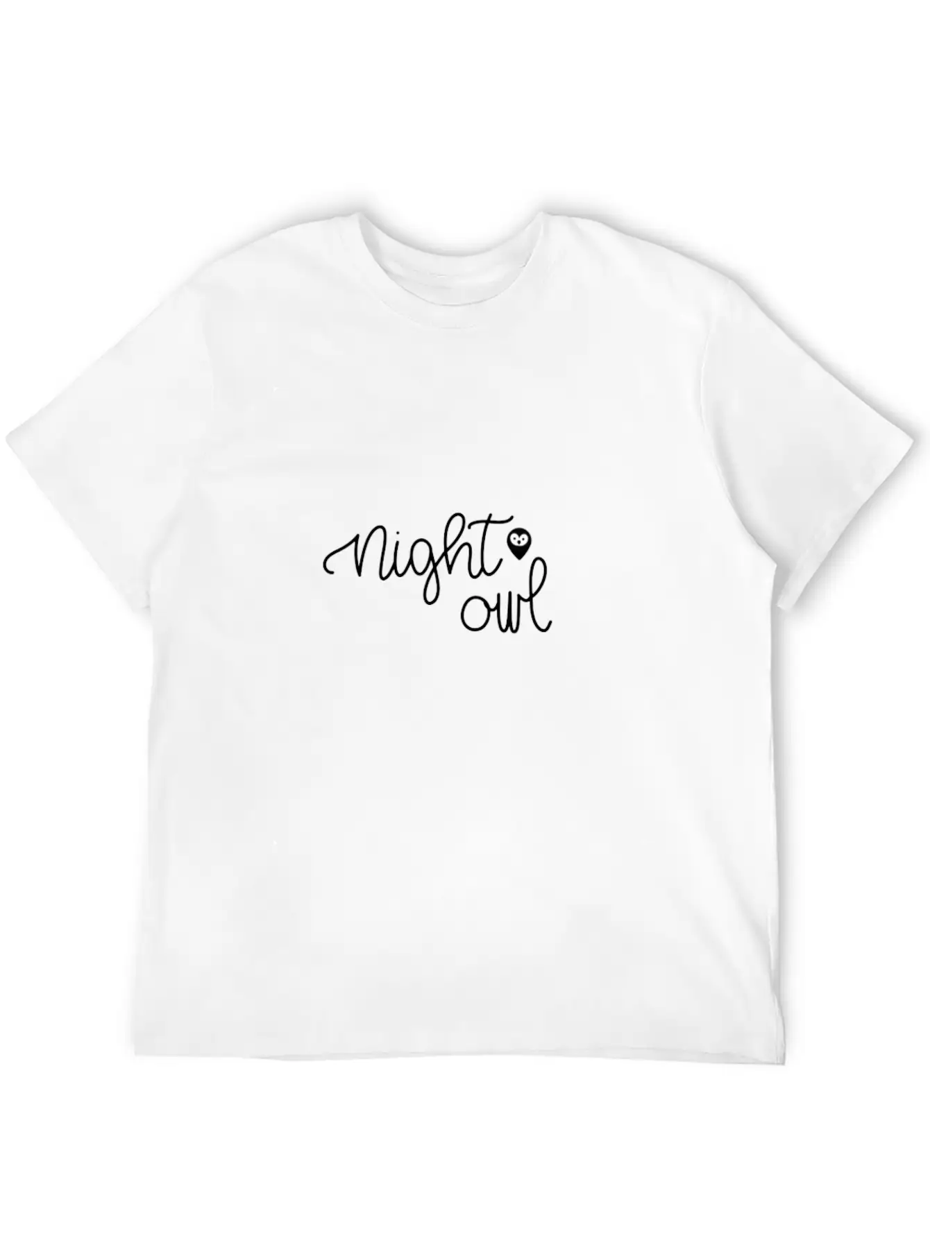 NIGHT OWL Unisex Casual T-Shirt – Clean Design For Daily Comfort